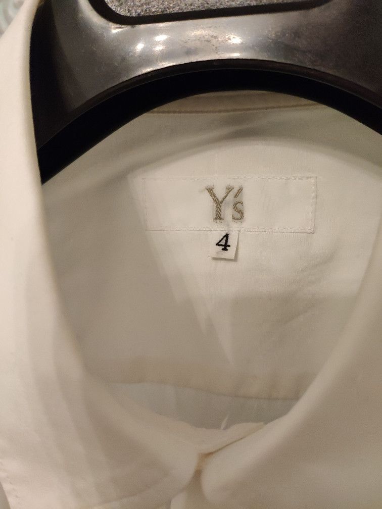 Y's for Men × Yohji Yamamoto GRAIL ! ARCHIVE ! Y's white two pocket wide long shirt Size US M / EU 48-50 / 2 - 3 Thumbnail