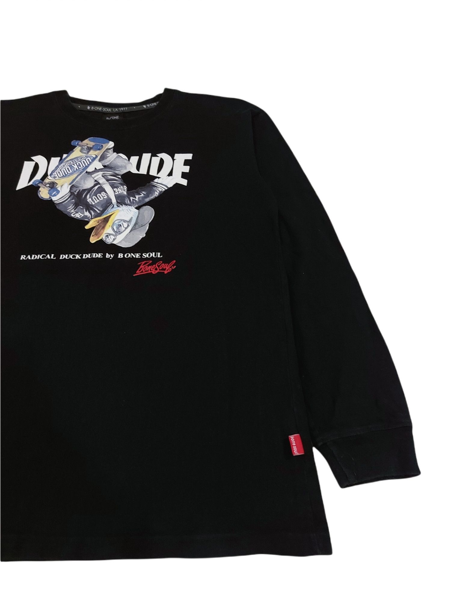 Japanese Brand RARE! B ONE SOUL DUCK DUDE SKATEBOARDING THRASHER PARODY Size US L / EU 52-54 / 3 - 2 Thumbnail