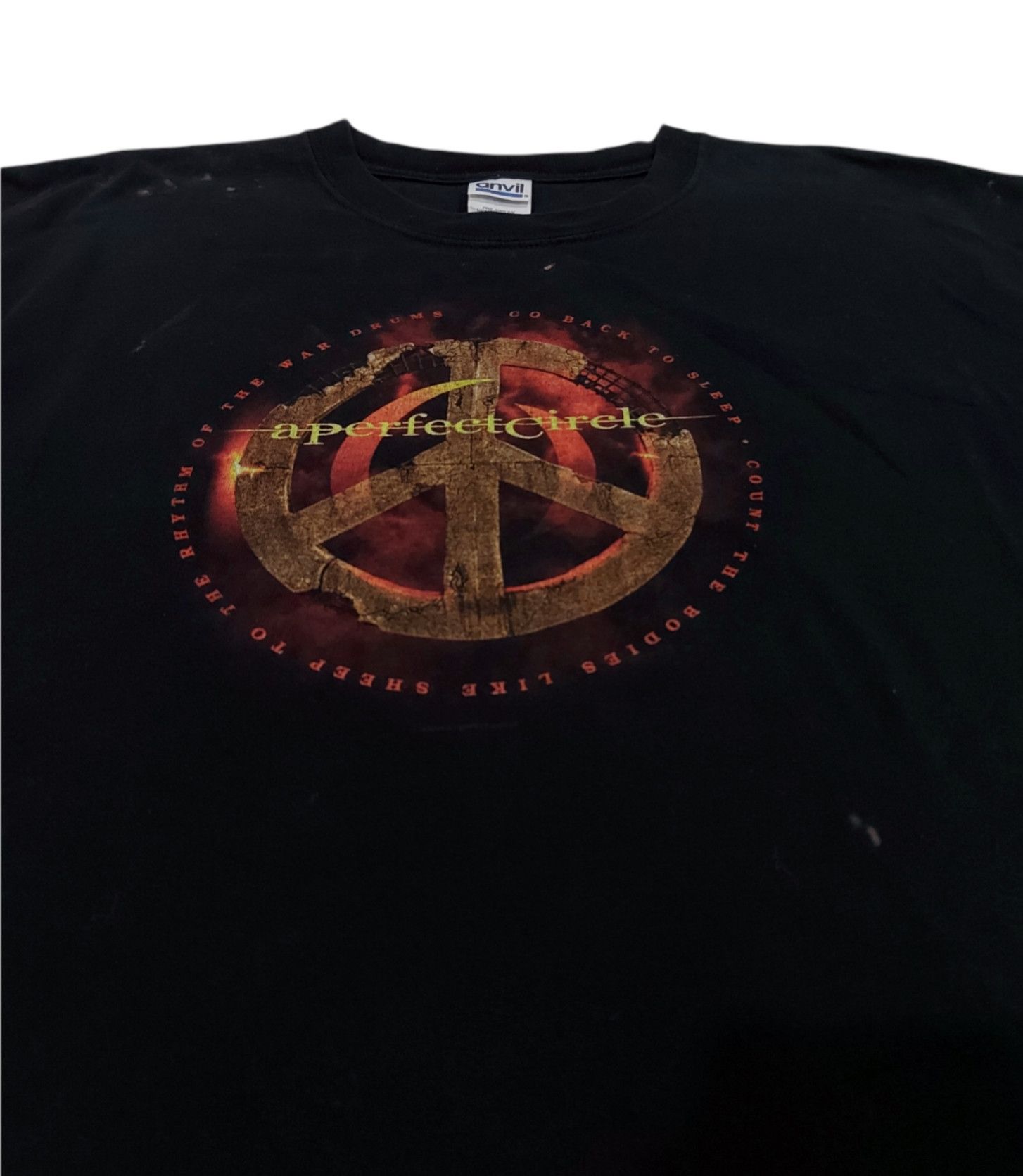 Anvil × Band Tees RARE! VTG Y2K A PERFECT CIRCLE © 2004 ROCK SUPERGROUP Size US L / EU 52-54 / 3 - 4 Thumbnail