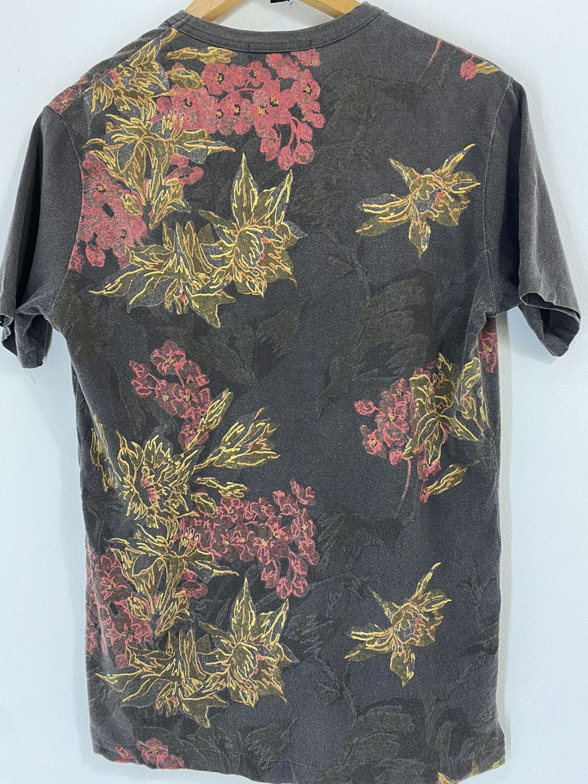 Y's × Yohji Yamamoto Vintage 90’s Y’s Yohji Yamamoto Shirt Abstract Flower Design Size US M / EU 48-50 / 2 - 4 Thumbnail