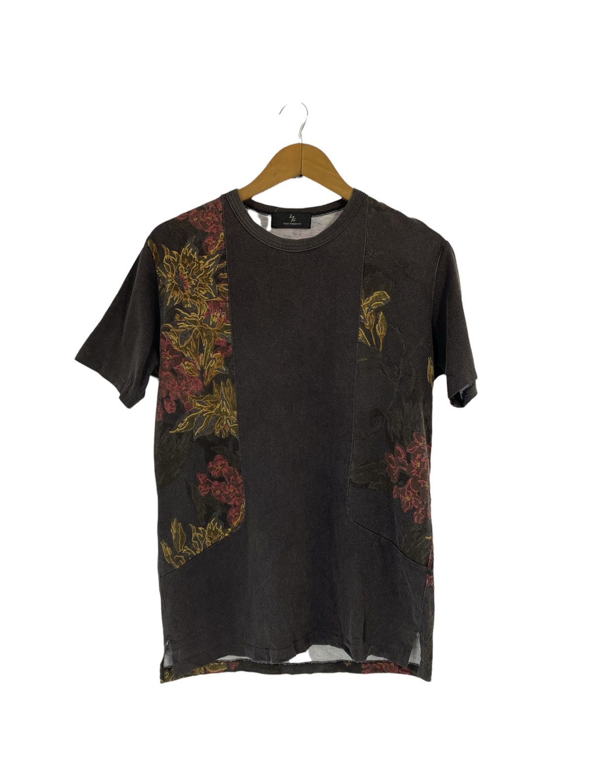 Y's × Yohji Yamamoto Vintage 90’s Y’s Yohji Yamamoto Shirt Abstract Flower Design Size US M / EU 48-50 / 2 - 1 Thumbnail