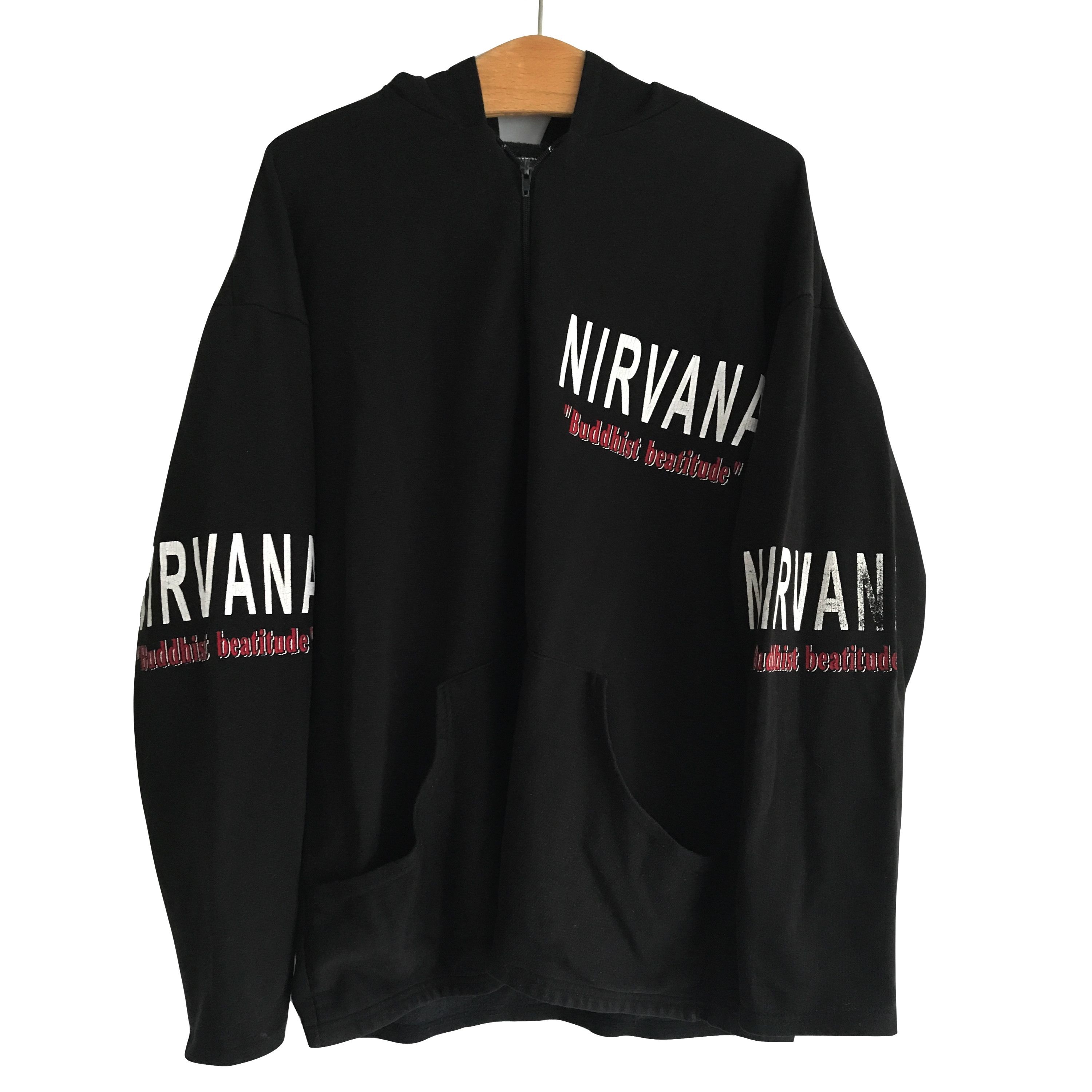 Vintage Vintage Nirvana “Buddhist Beatitude” Hoodie Size US XL / EU 56 / 4 - 2 Thumbnail