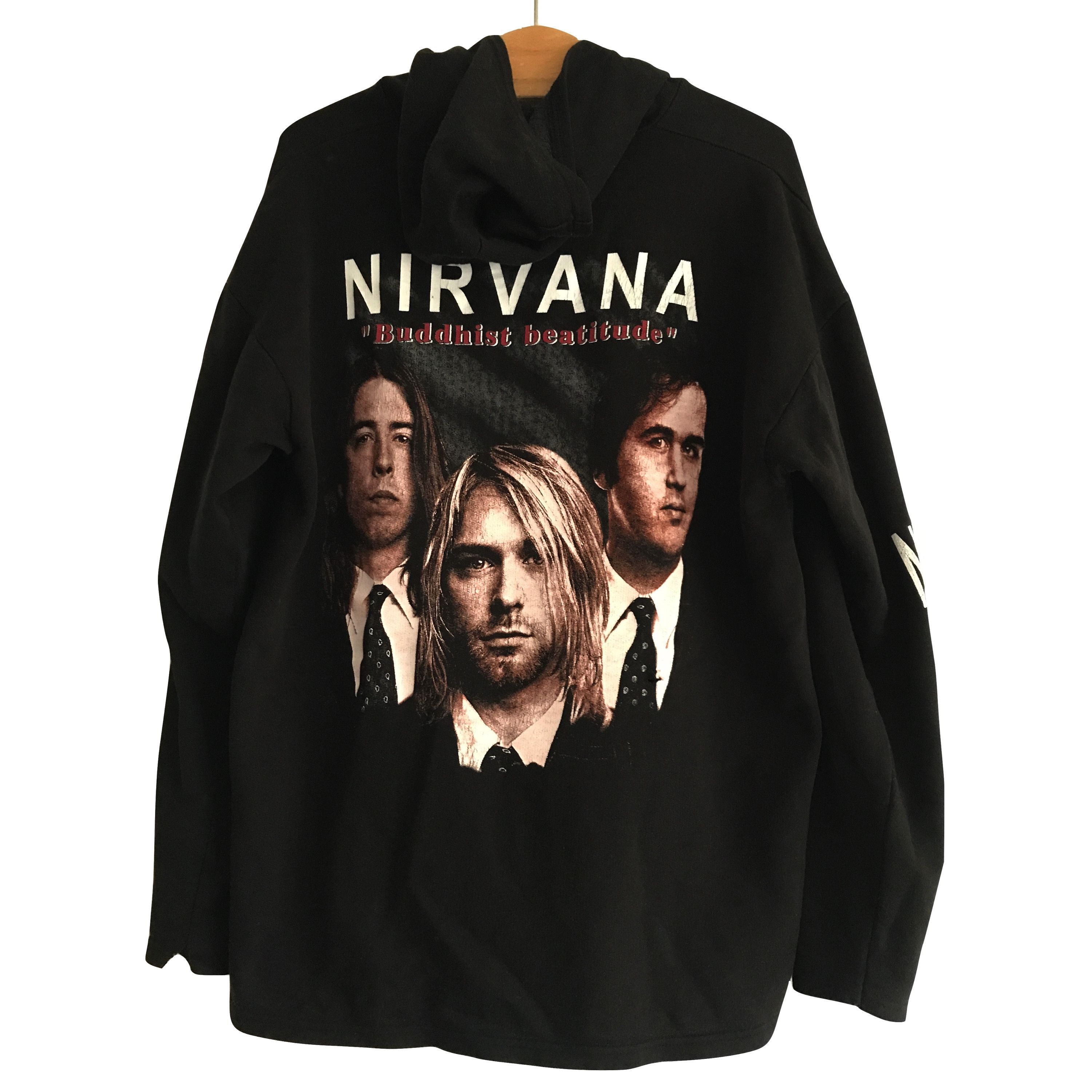 Vintage Vintage Nirvana “Buddhist Beatitude” Hoodie Size US XL / EU 56 / 4 - 1 Thumbnail