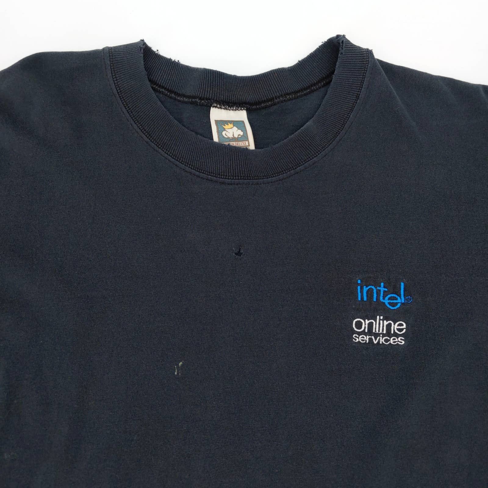 Vintage Vintage INTEL Online Services Employee Distressed T-Shirt L Size US L / EU 52-54 / 3 - 2 Thumbnail