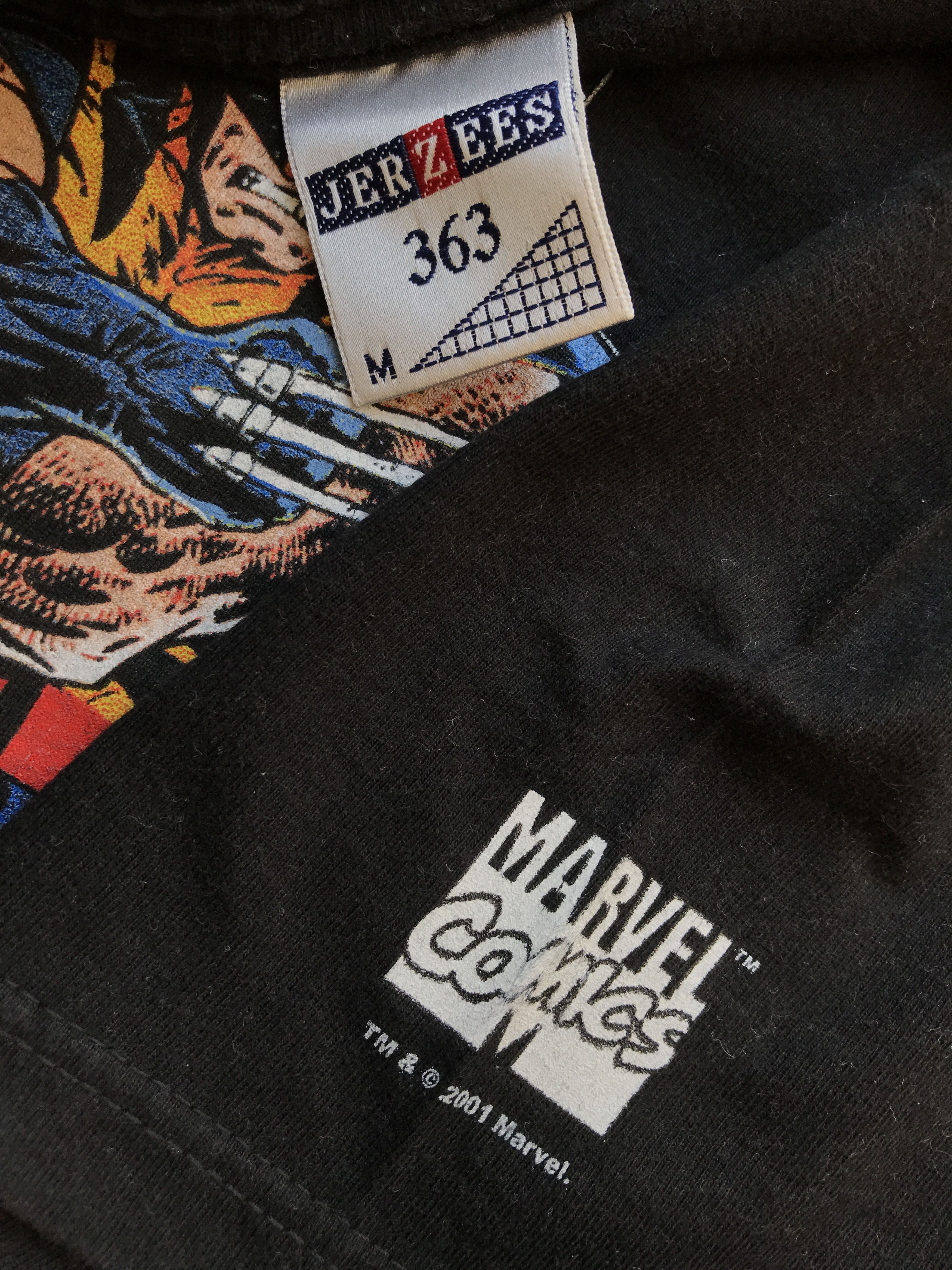 Jerzees × Vintage Vintage X-men Wolverine Marvel comics T-shirt Size US M / EU 48-50 / 2 - 3 Thumbnail