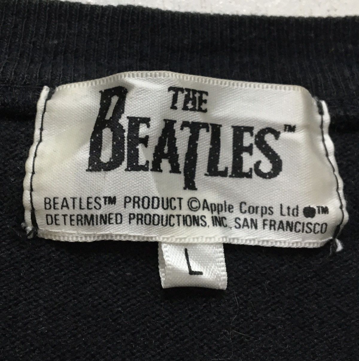 Apple Vintage 90s The Beatles Vneck T-shirt 30Th Anniversary Size US M / EU 48-50 / 2 - 11 Thumbnail