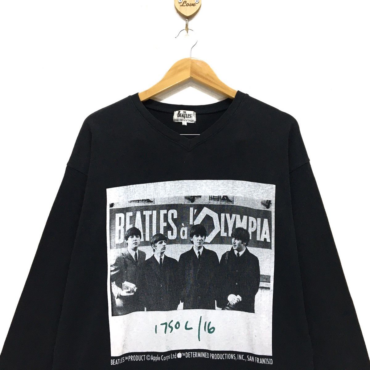 Apple Vintage 90s The Beatles Vneck T-shirt 30Th Anniversary Size US M / EU 48-50 / 2 - 5 Thumbnail