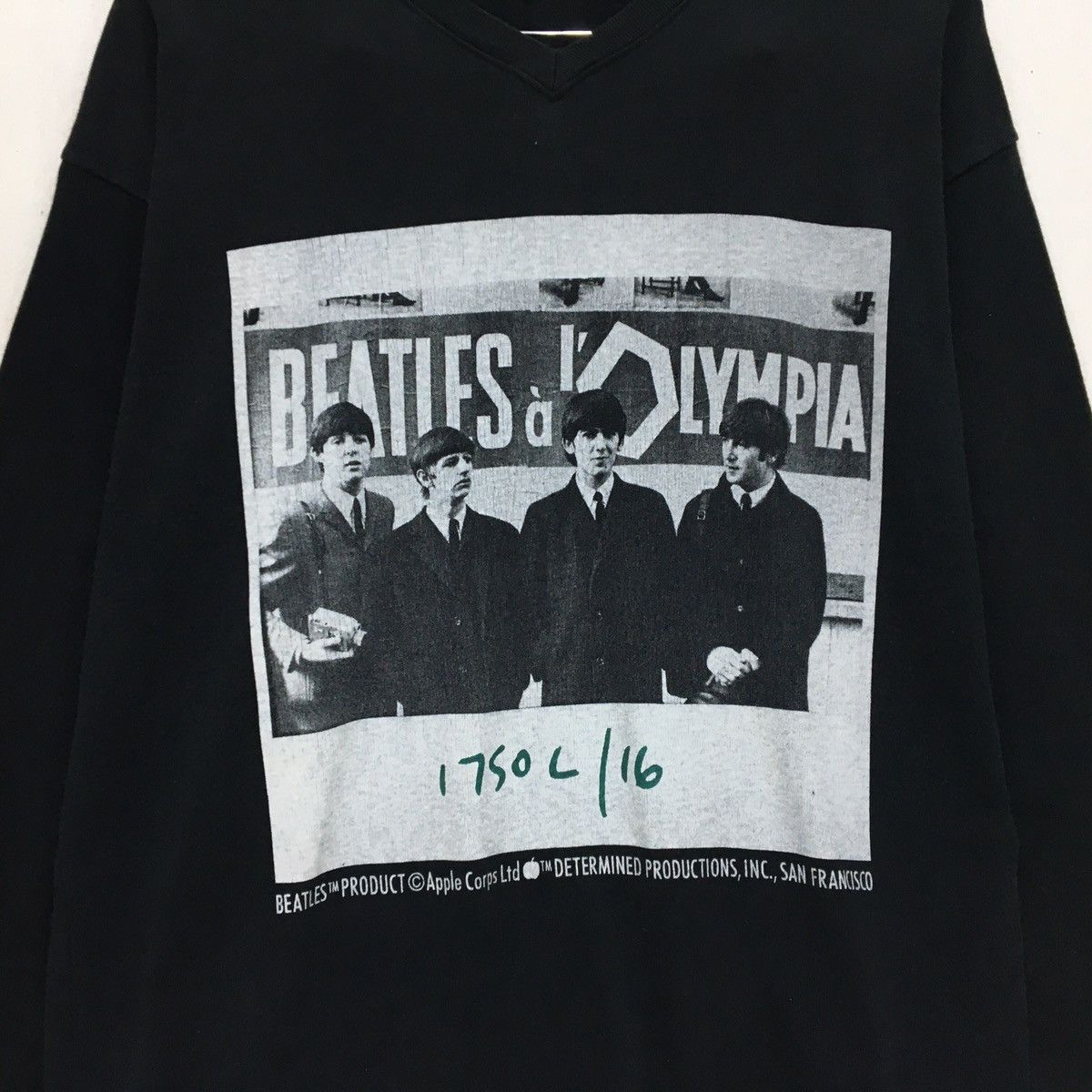 Apple Vintage 90s The Beatles Vneck T-shirt 30Th Anniversary Size US M / EU 48-50 / 2 - 6 Thumbnail