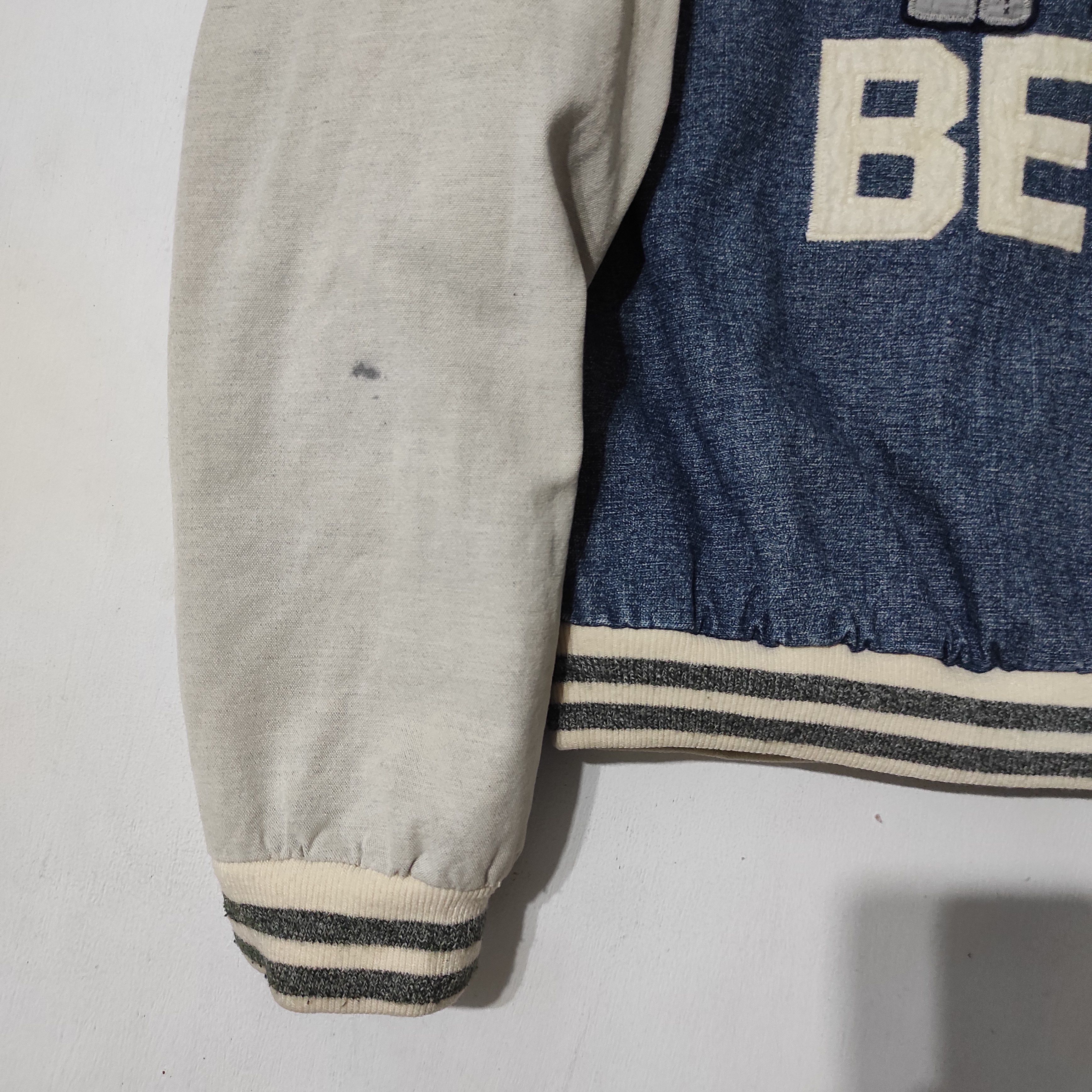Japanese Brand VINTAGE TEAM BEAR'S THE BOX VARSITY JACKET Size US M / EU 48-50 / 2 - 7 Thumbnail