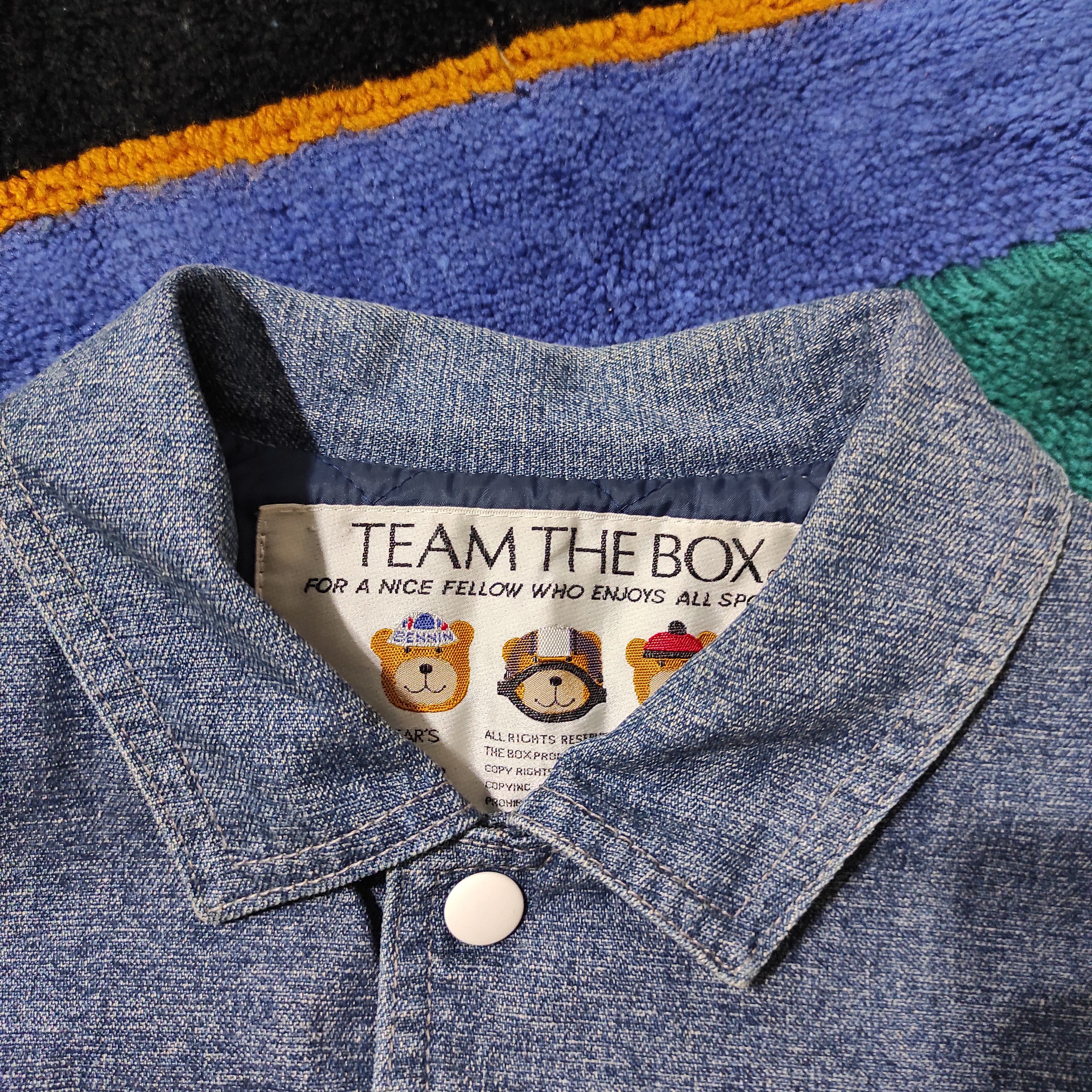 Japanese Brand VINTAGE TEAM BEAR'S THE BOX VARSITY JACKET Size US M / EU 48-50 / 2 - 15 Thumbnail