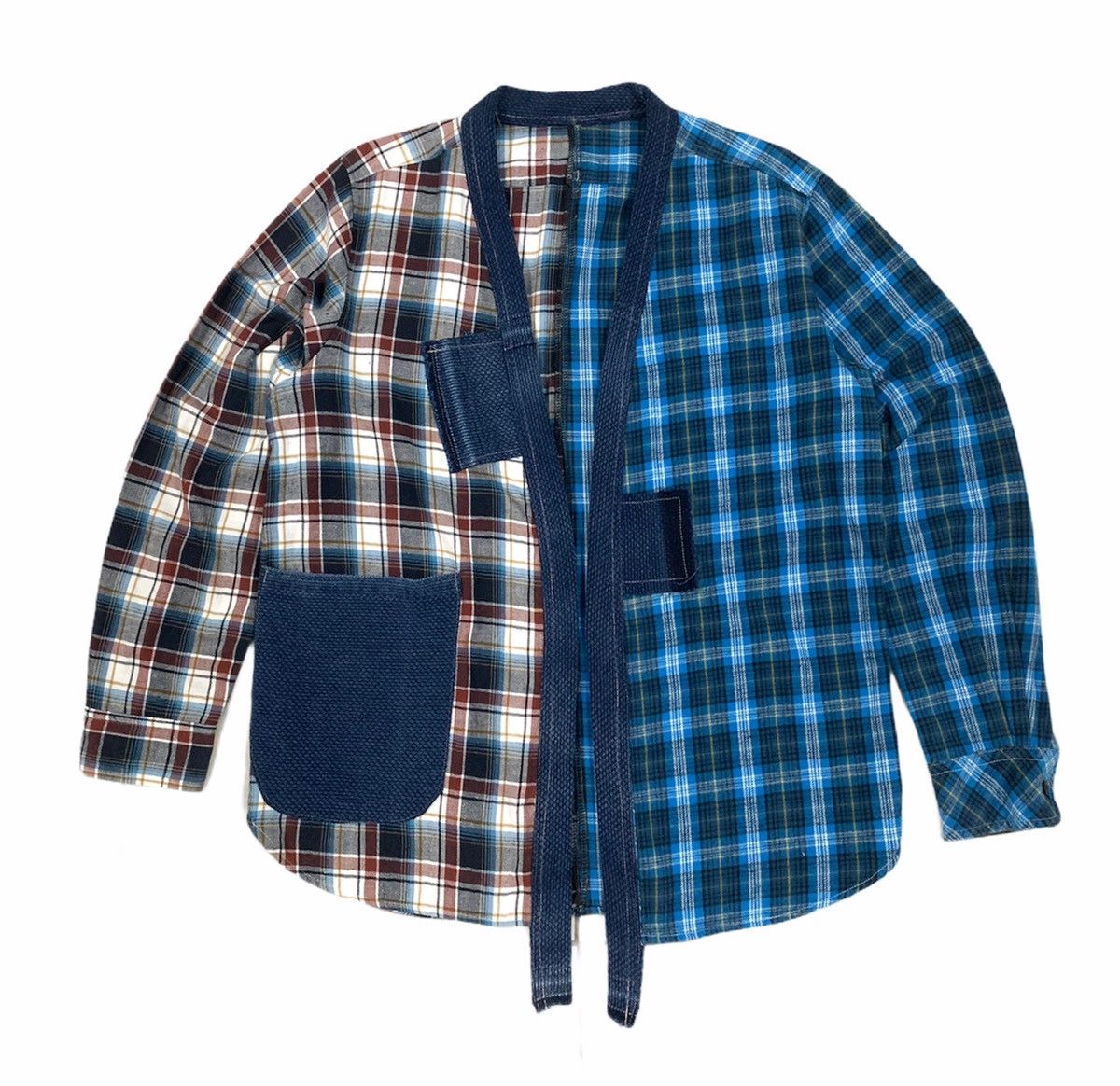 Japanese Brand × Vintage ❤️ Greg Lauren Kimono Patchwork Inspired Jacket Size US M / EU 48-50 / 2 - 1 Thumbnail