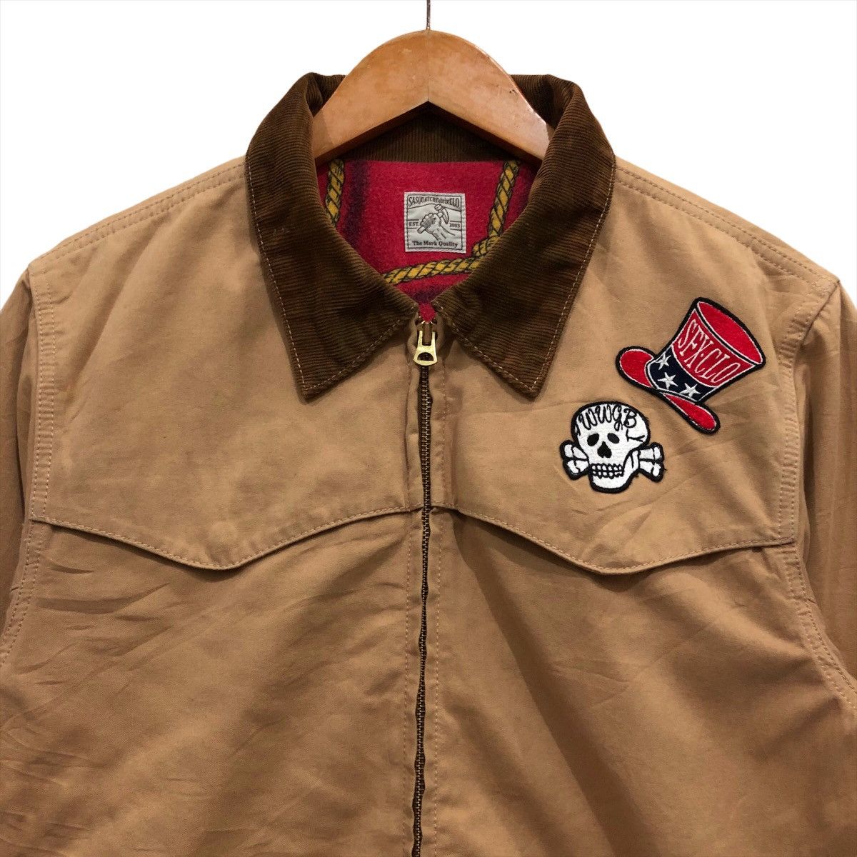 Japanese Brand × Sasquatchfabrix × Vintage Vintage Japanese Brand SASQUATCHFABRIX RARE DESIGN Jacket Size US M / EU 48-50 / 2 - 2 Thumbnail