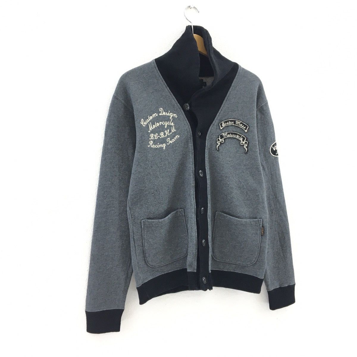 Vanson Leathers Vanson Leather Button down Sweatshirt Embroidered Big Logo Size US S / EU 44-46 / 1 - 5 Thumbnail