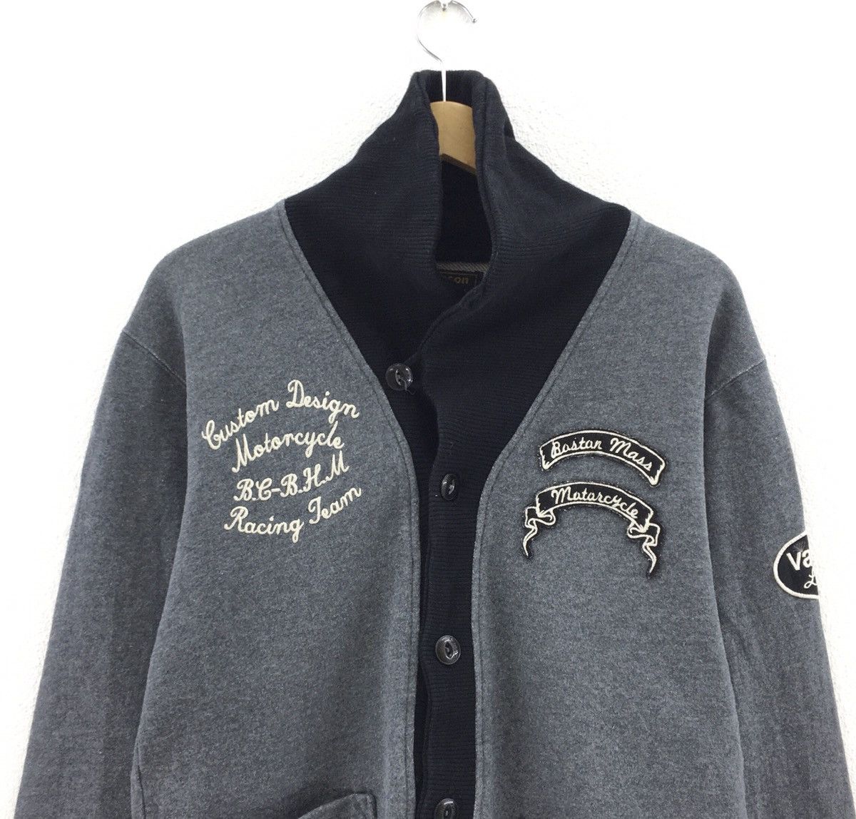Vanson Leathers Vanson Leather Button down Sweatshirt Embroidered Big Logo Size US S / EU 44-46 / 1 - 7 Thumbnail