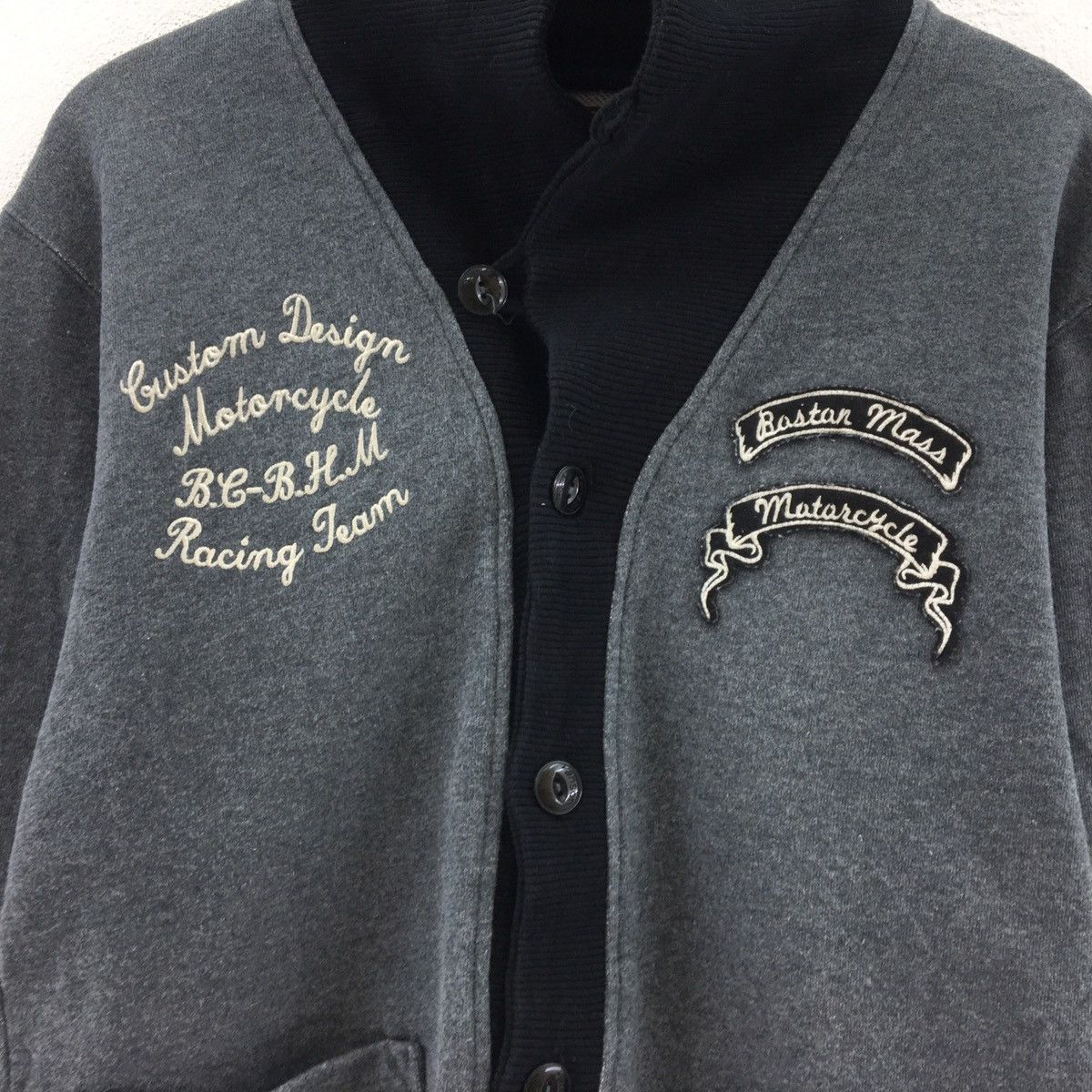 Vanson Leathers Vanson Leather Button down Sweatshirt Embroidered Big Logo Size US S / EU 44-46 / 1 - 10 Thumbnail