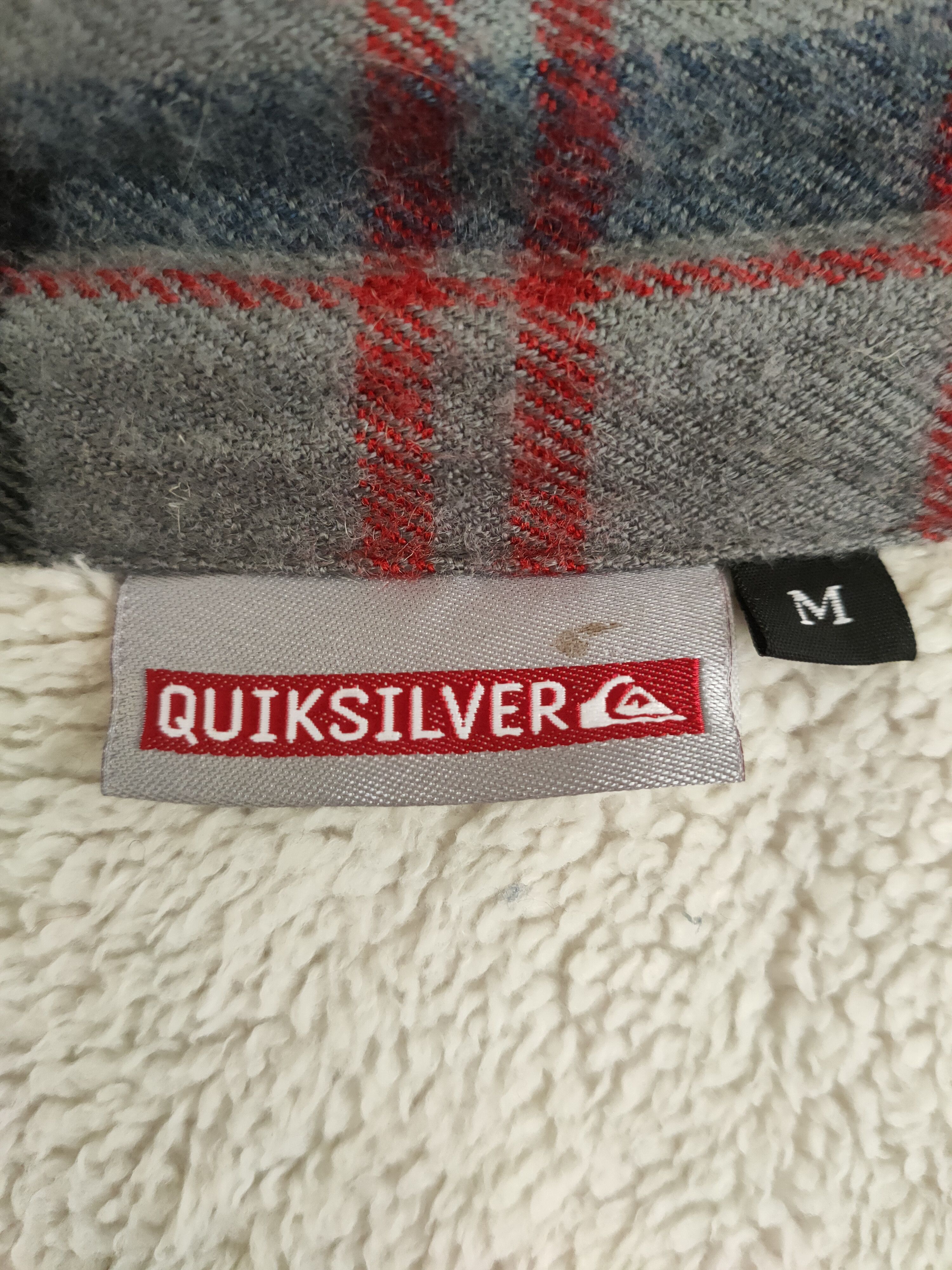 Flannel × Quiksilver × Vintage Vintage Flannel quicksilver Fleece like Travis Scott Size US XL / EU 56 / 4 - 8 Thumbnail
