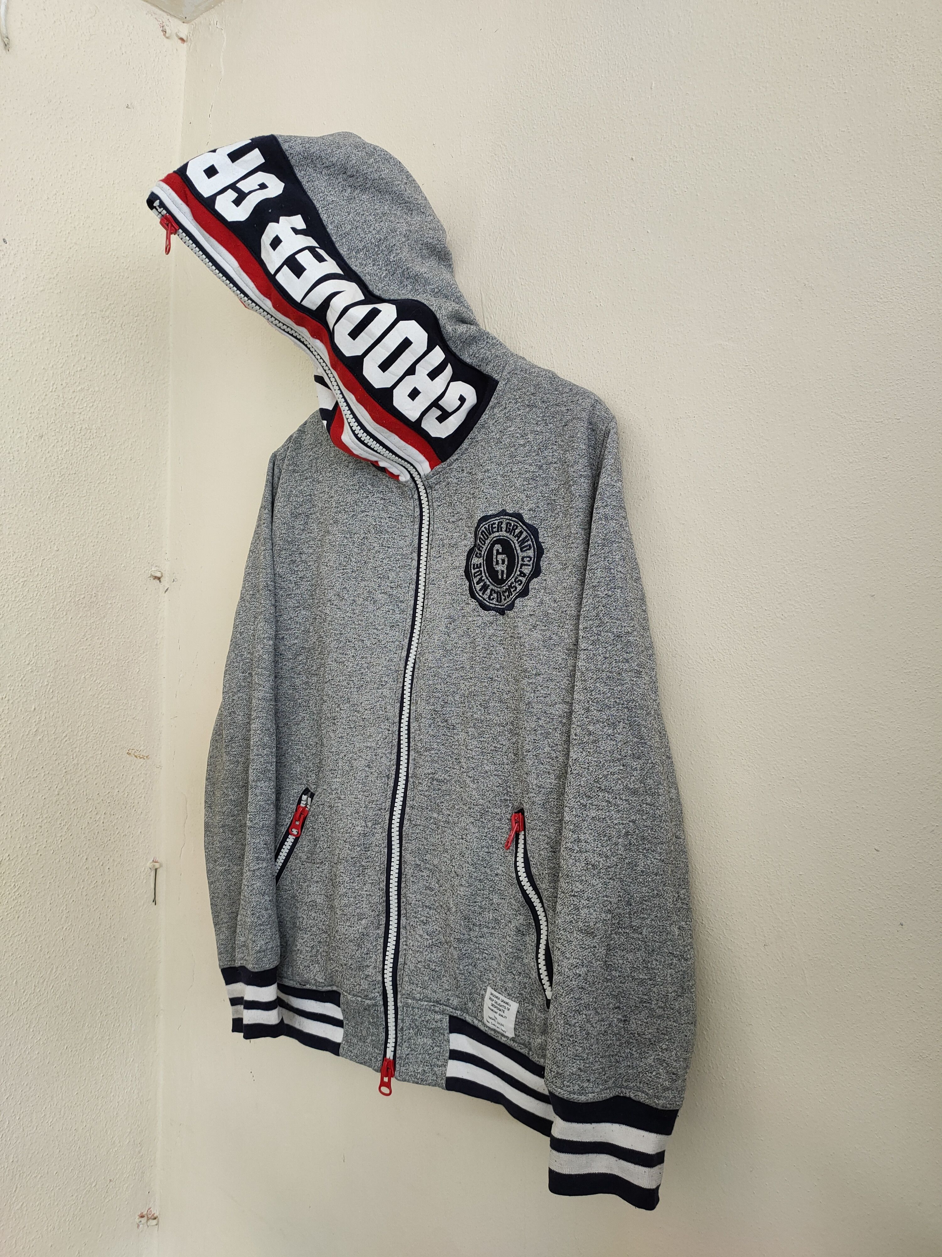 Japanese Brand Rare Groover Grand Full Zippup Hoodie Size US M / EU 48-50 / 2 - 6 Thumbnail