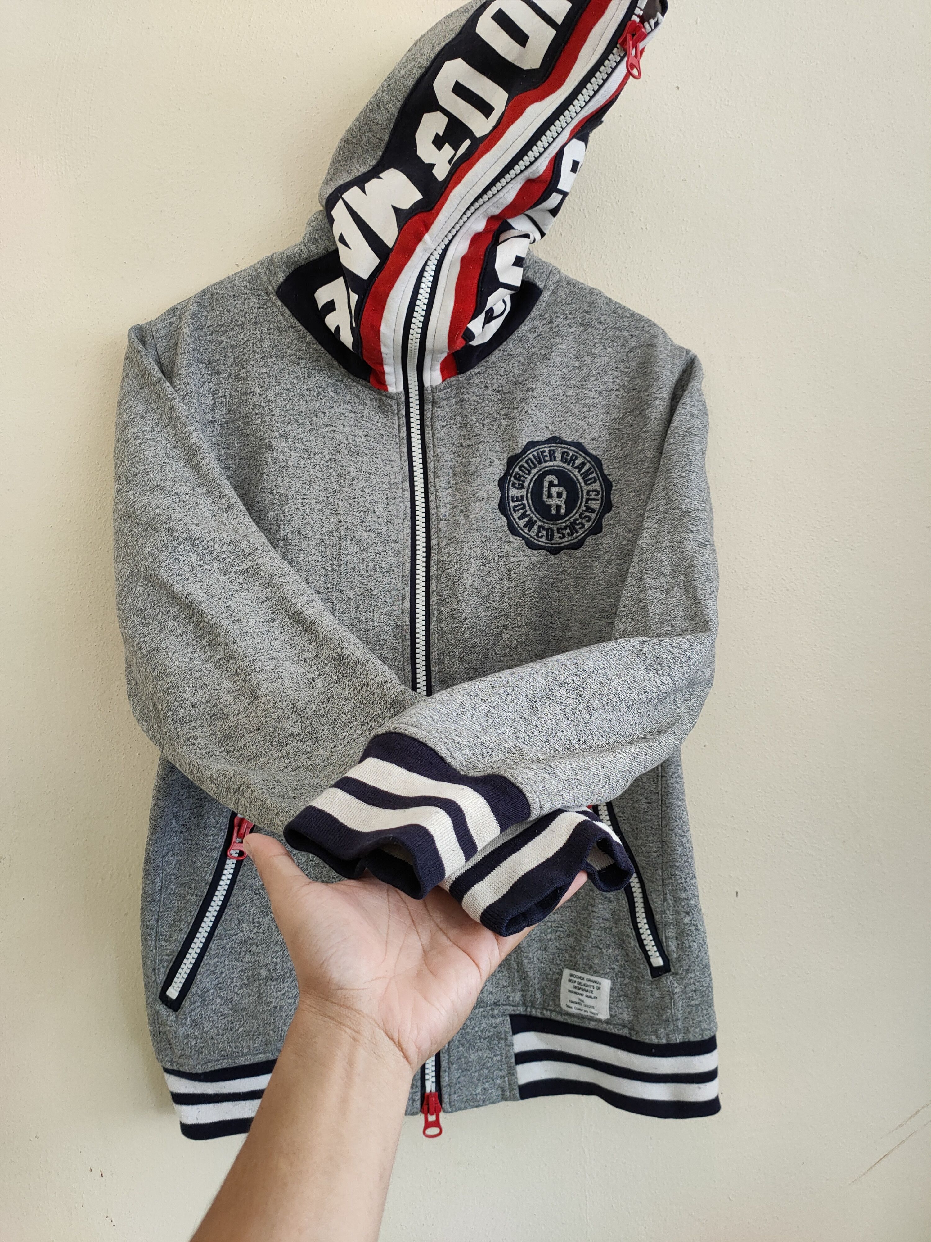 Japanese Brand Rare Groover Grand Full Zippup Hoodie Size US M / EU 48-50 / 2 - 4 Thumbnail
