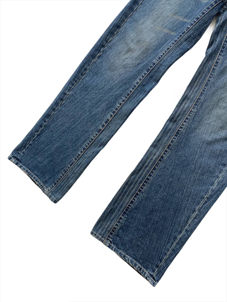 Japanese Brand Rebuild Denim Dragons Print Straight Cut Jeans Size US 32 / EU 48 - 6 Thumbnail