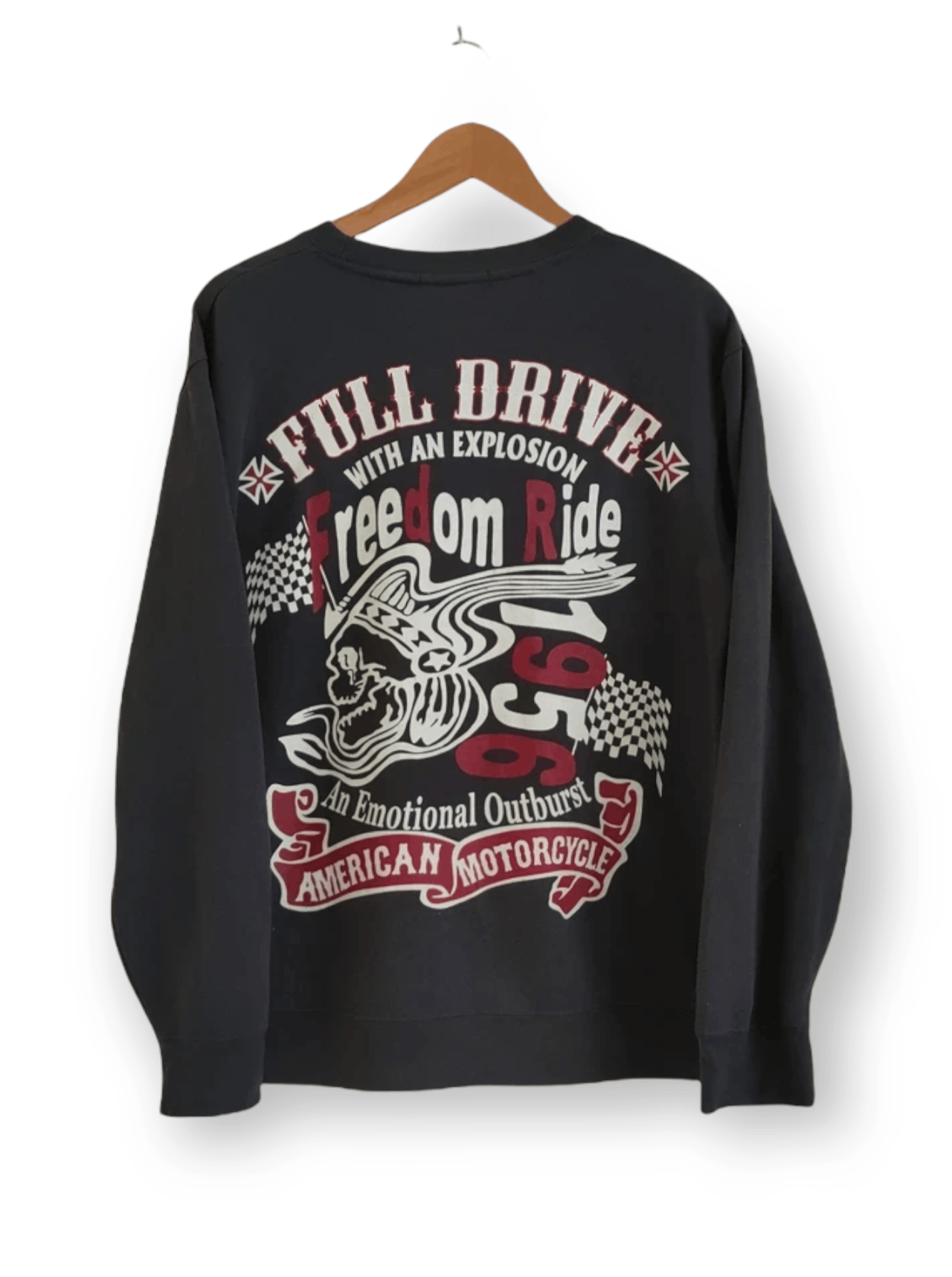 Japanese Brand × Vintage Pueblo Junks Full Drive Freedom Ride Sweatshirt Size US L / EU 52-54 / 3 - 2 Thumbnail