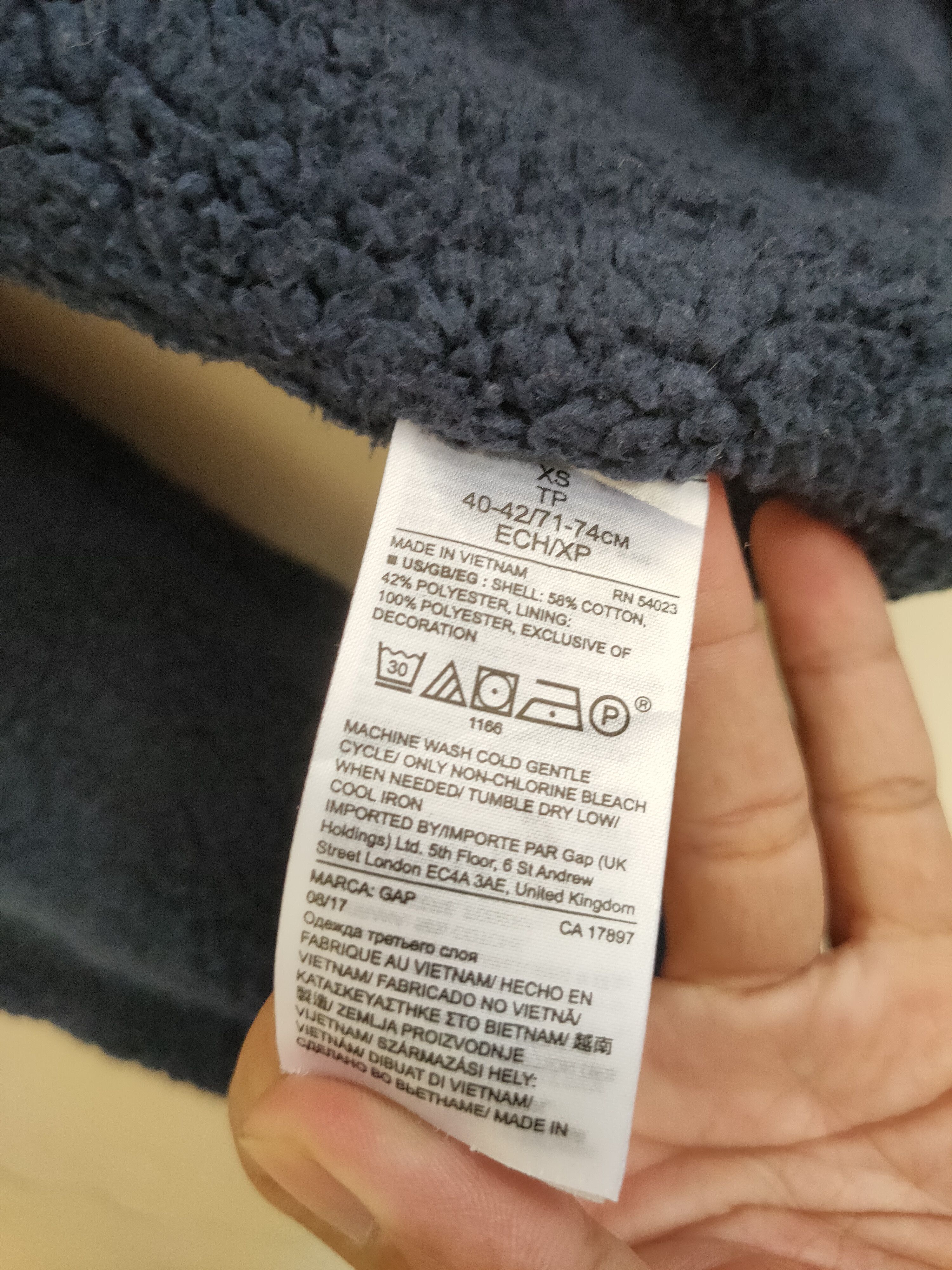 Gap × Vintage Vintage Gap Fleece Zipup Hoodie Size US XS / EU 42 / 0 - 10 Thumbnail