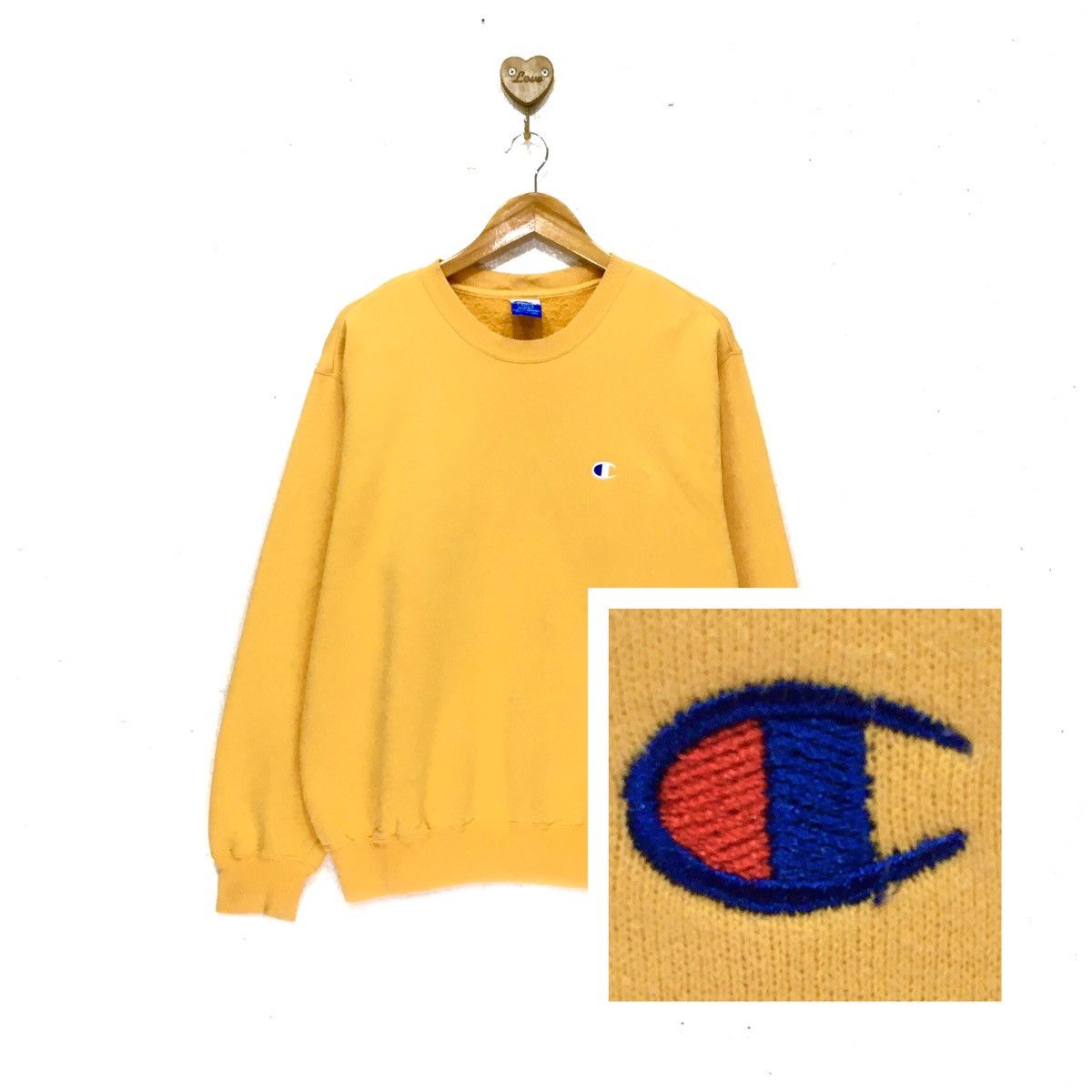 Champion Champion Crewneck Sweatshirt Embroidered Small Logo Size US L / EU 52-54 / 3 - 2 Thumbnail