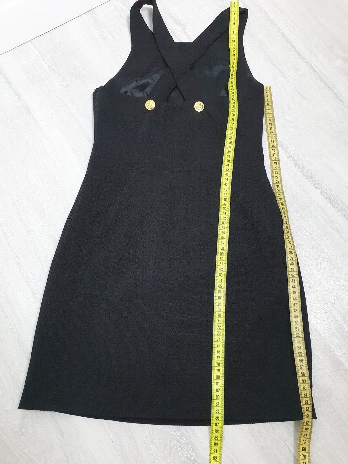 Versace Jeans Couture Versace Jeans Couture Dress Black Size 28/42 Size S / US 4 / IT 40 - 9 Thumbnail