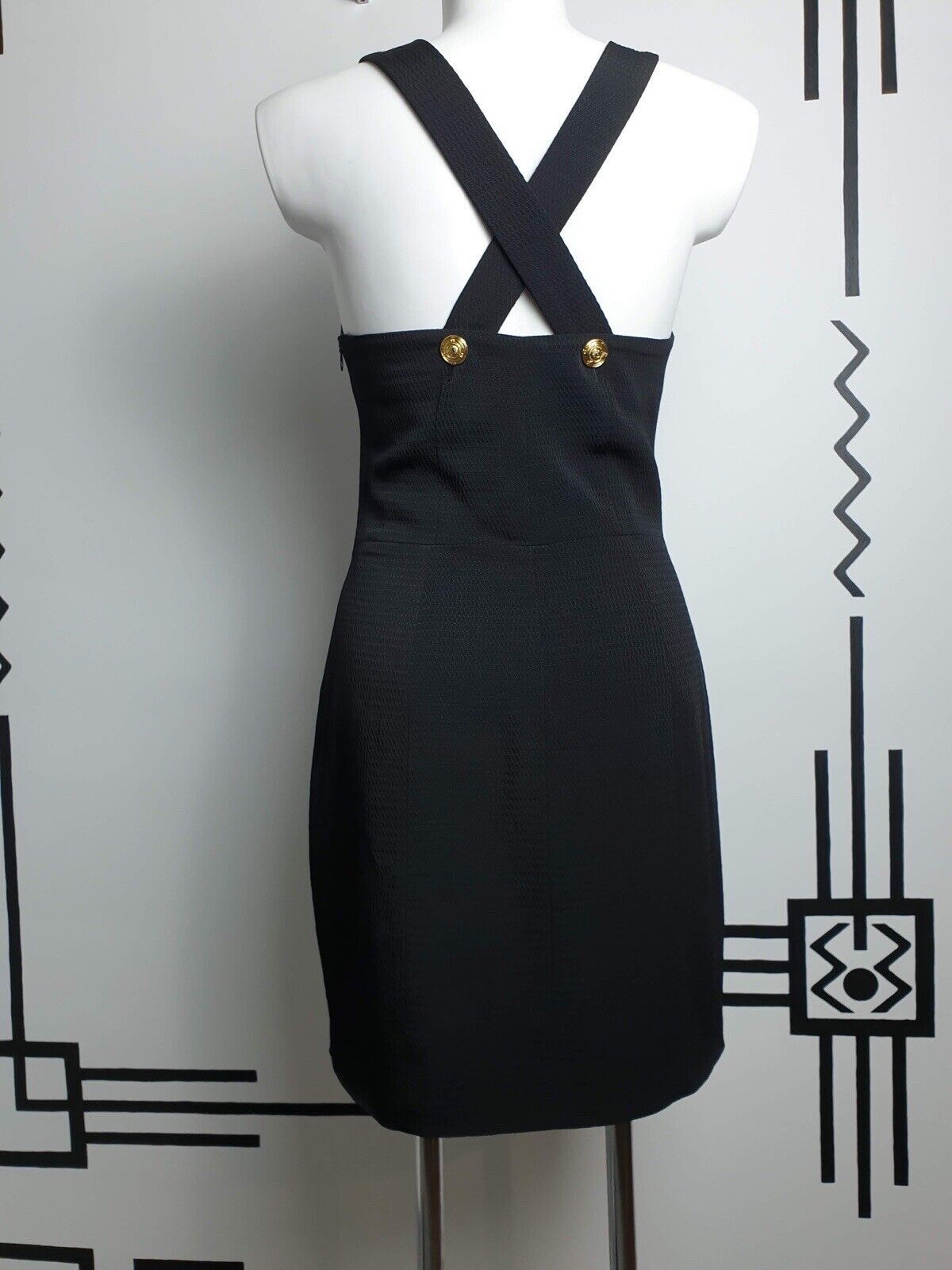 Versace Jeans Couture Versace Jeans Couture Dress Black Size 28/42 Size S / US 4 / IT 40 - 1 Thumbnail