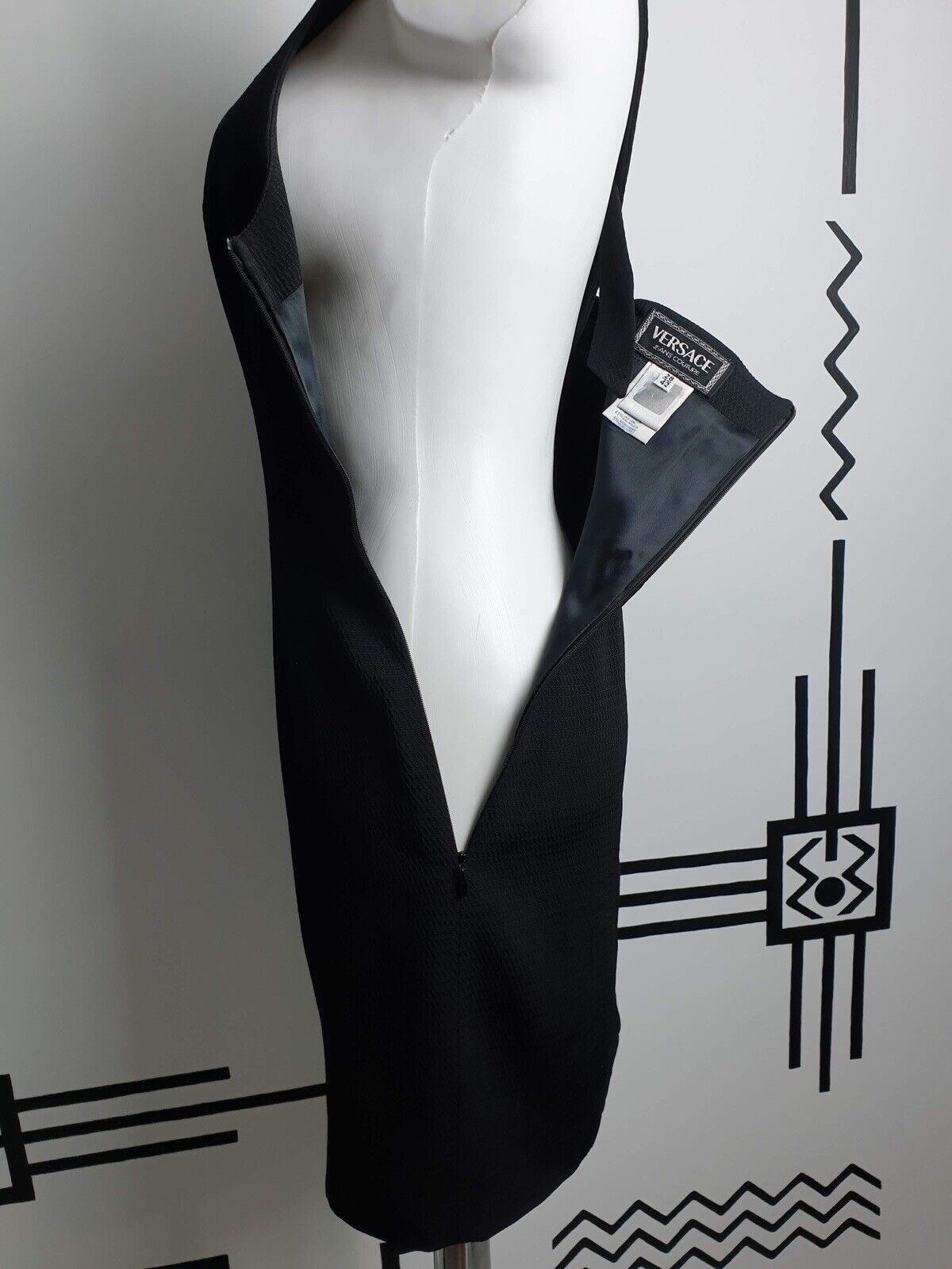 Versace Jeans Couture Versace Jeans Couture Dress Black Size 28/42 Size S / US 4 / IT 40 - 3 Thumbnail