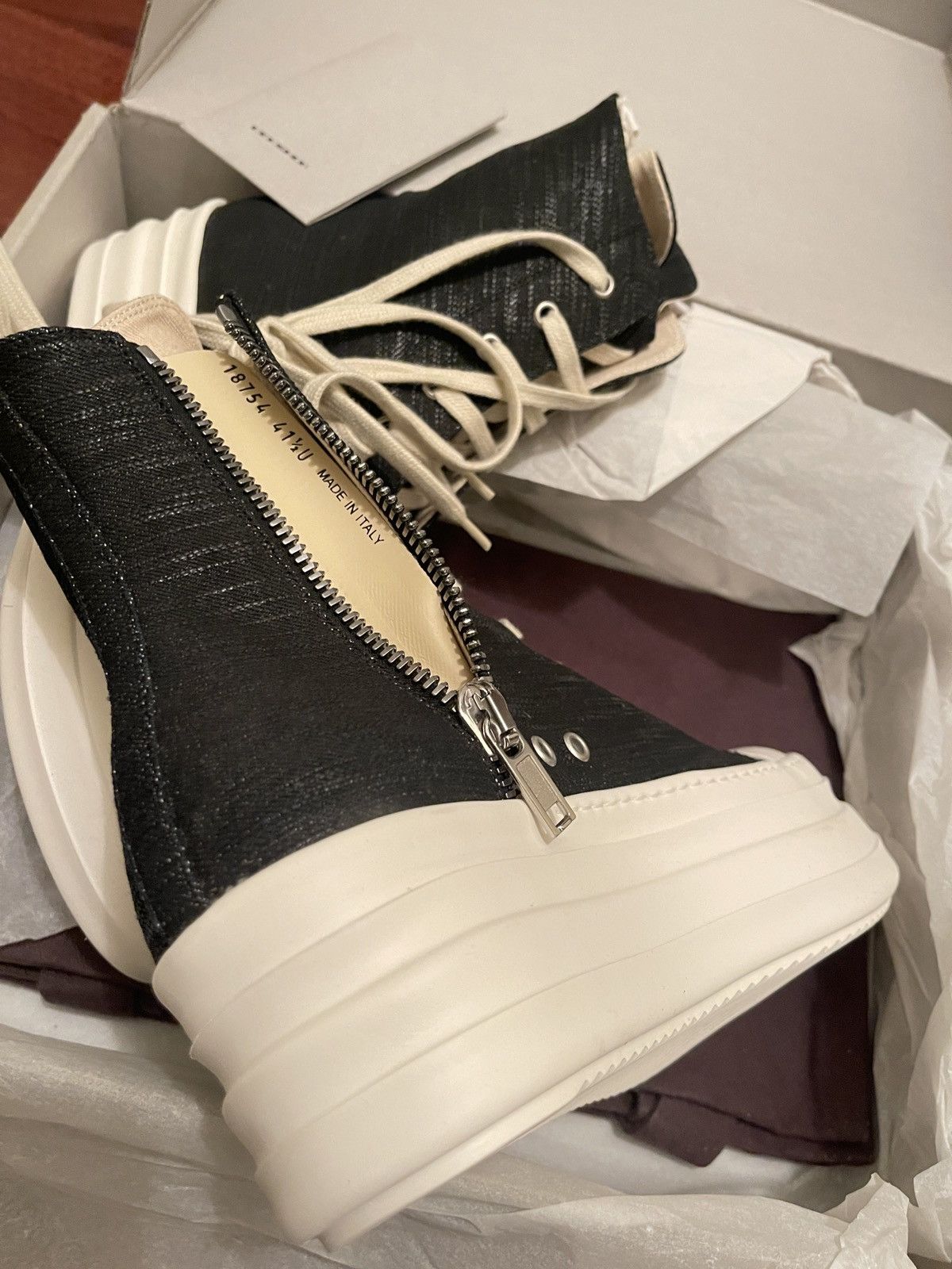 Rick Owens Rick Owens Drkshdw ramones platform size 41.5 Italy men 8.5 Size US 8.5 / EU 41-42 - 6 Thumbnail