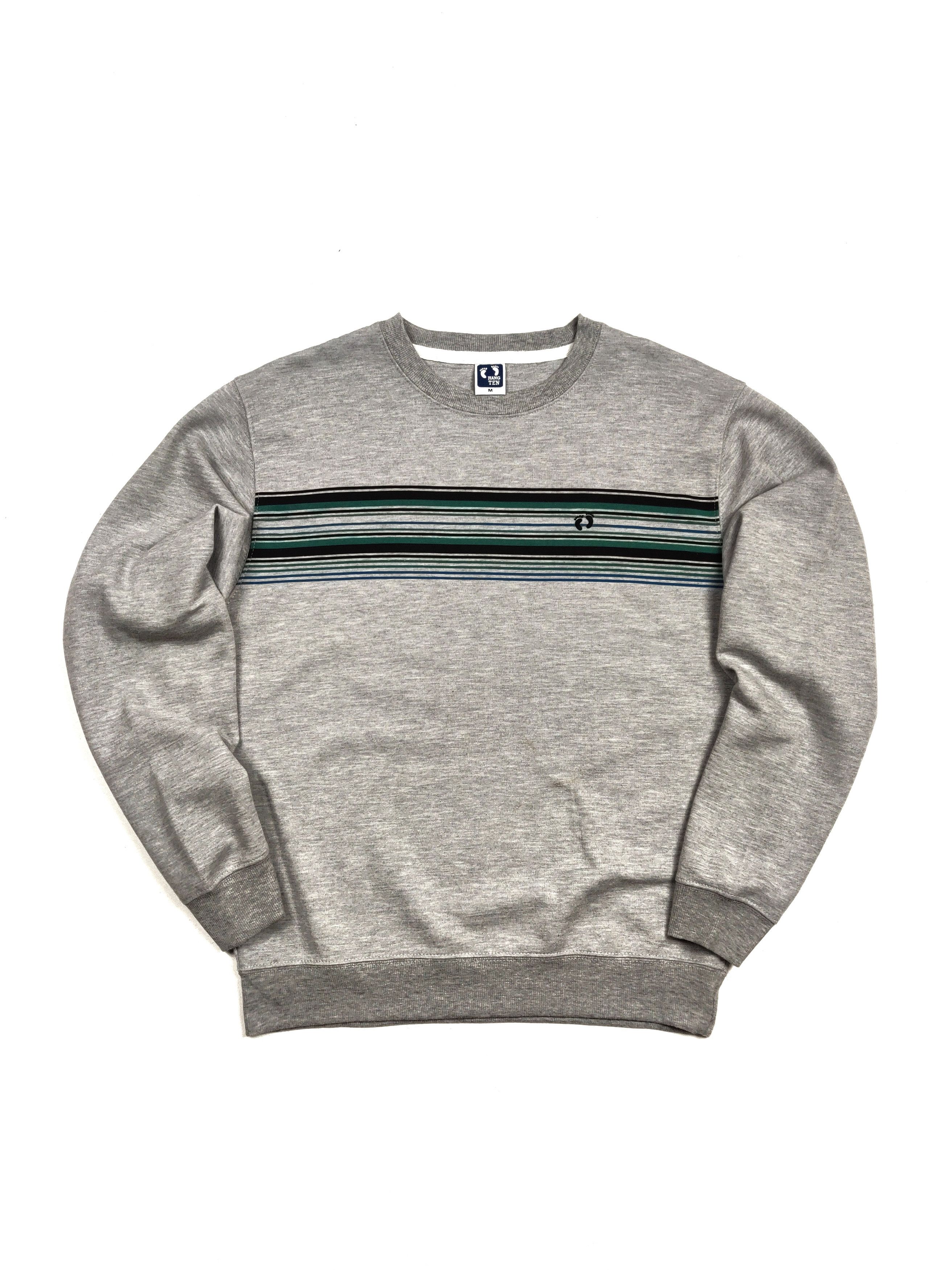 Hang Ten Relaxing Stripes Hang Ten Sweatshirt Pullover Jumper Size US M / EU 48-50 / 2 - 2 Thumbnail