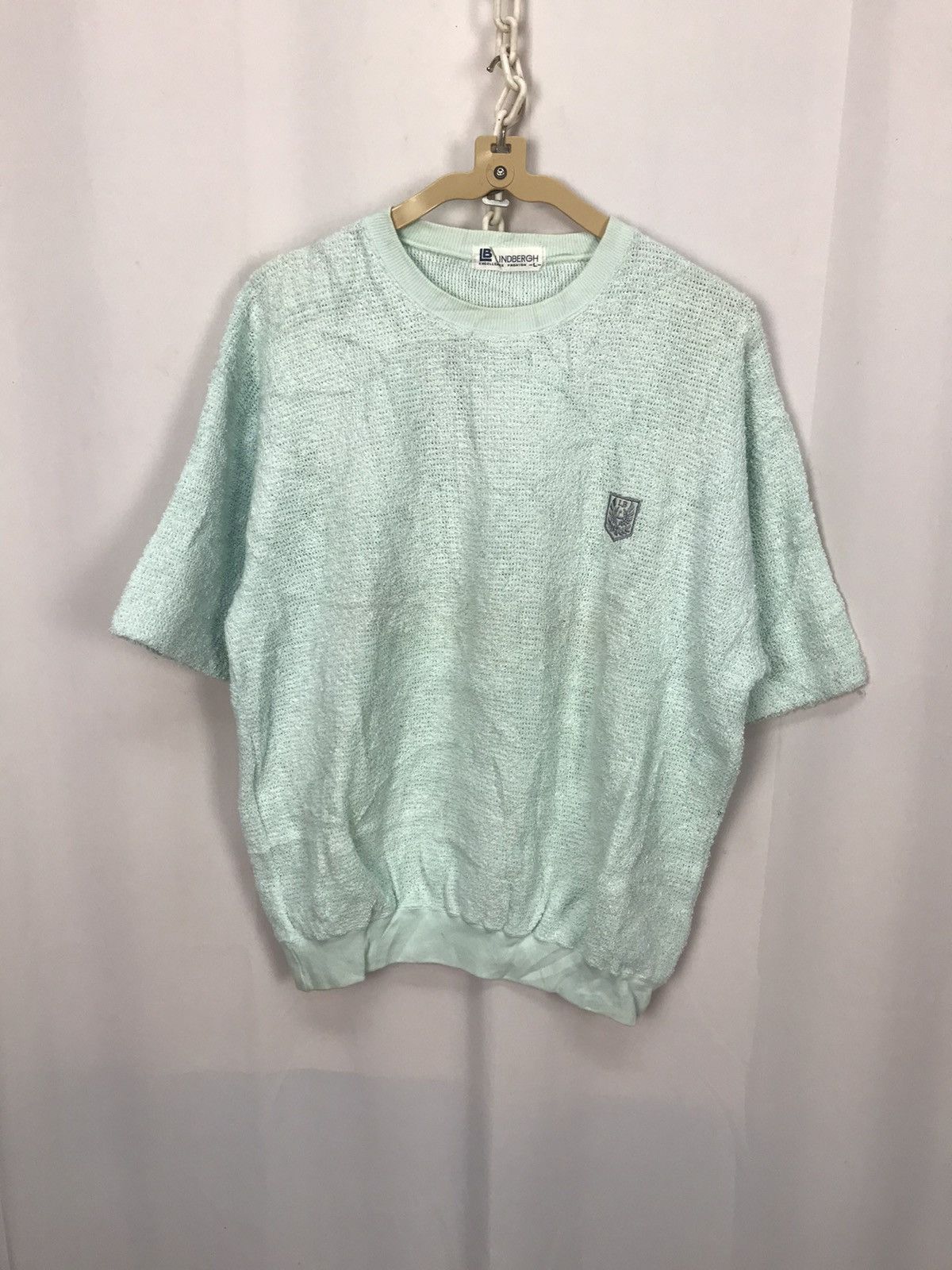Japanese Brand × Lindbergh × Vintage Vintage Lindbergh short sleeve sweatshirt Size US M / EU 48-50 / 2 - 7 Thumbnail