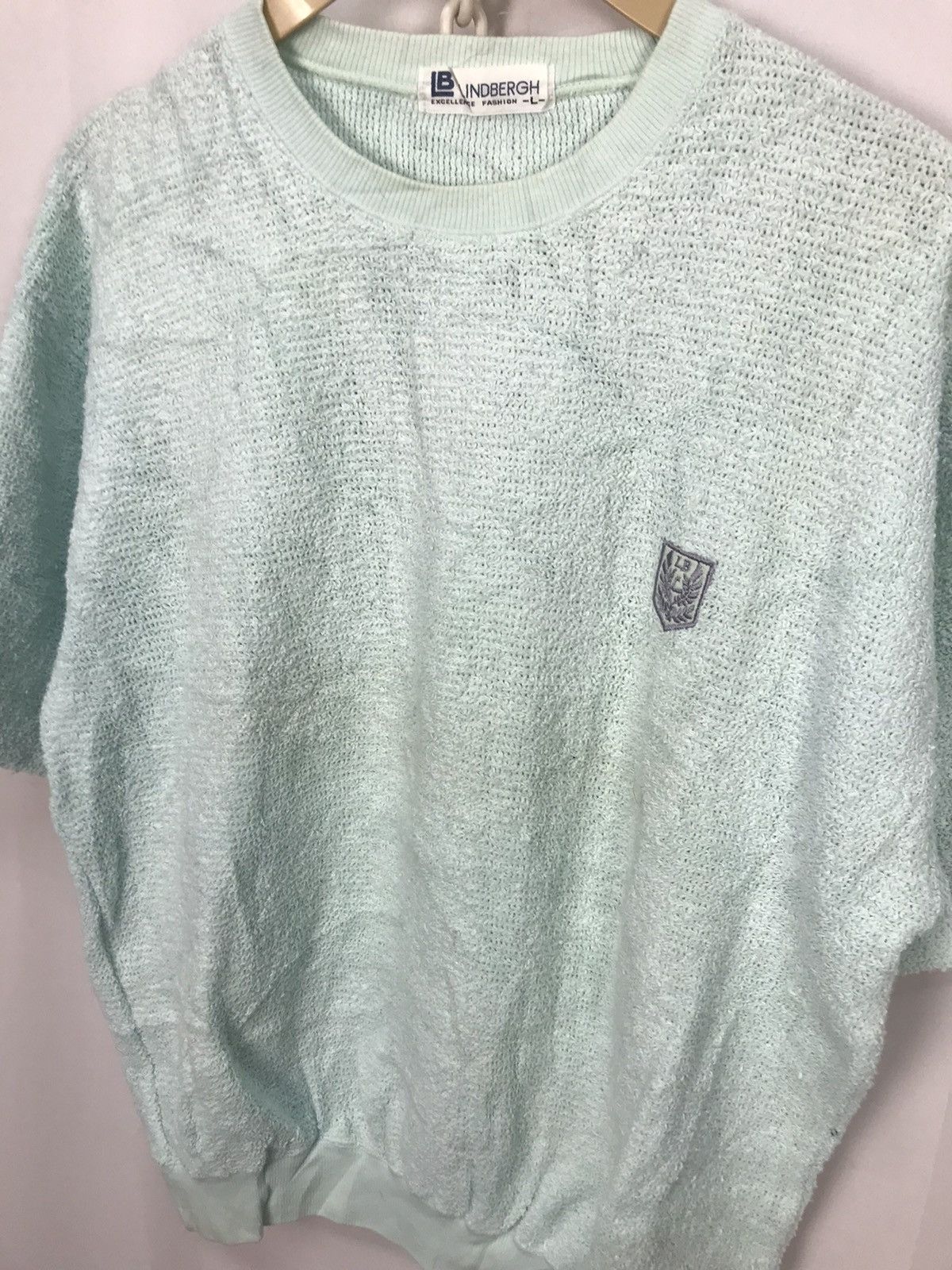 Japanese Brand × Lindbergh × Vintage Vintage Lindbergh short sleeve sweatshirt Size US M / EU 48-50 / 2 - 5 Thumbnail