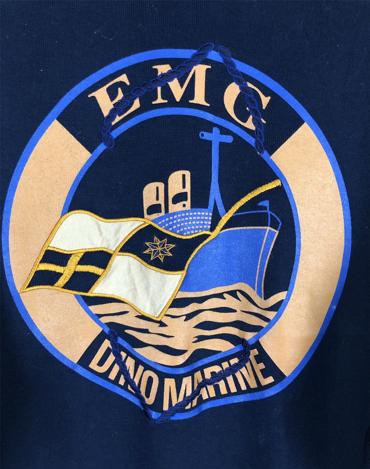 Vintage MODIGLIANI EMG DINO MARINE Italy Sweatshirt Large Vintage Size US M / EU 48-50 / 2 - 5 Thumbnail