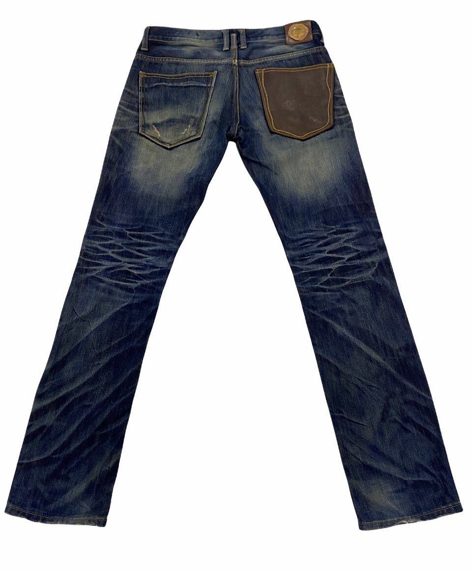 Japanese Brand Denim People's Republic Nice Colour Design Denim Jeans cw21 Size US 31 - 2 Thumbnail
