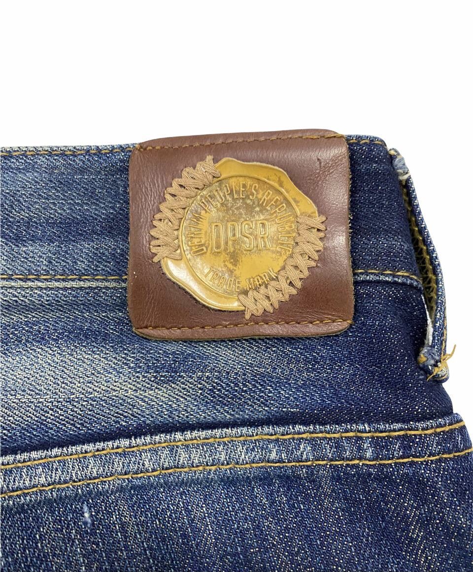 Japanese Brand Denim People's Republic Nice Colour Design Denim Jeans cw21 Size US 31 - 8 Thumbnail
