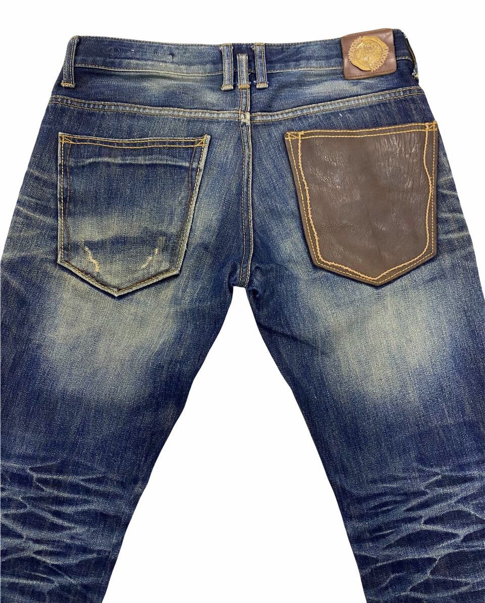 Japanese Brand Denim People's Republic Nice Colour Design Denim Jeans cw21 Size US 31 - 4 Thumbnail