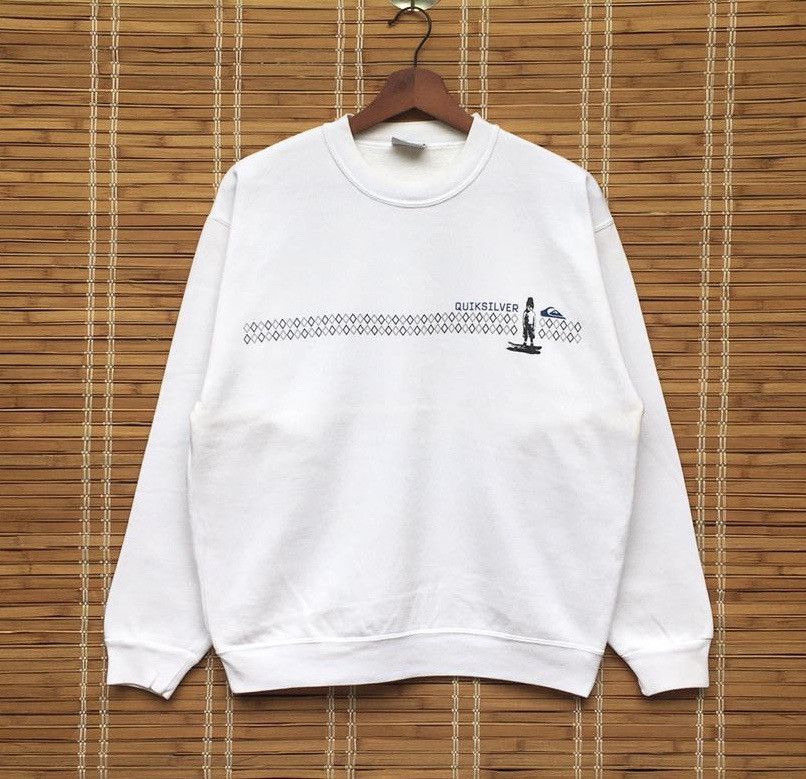 Quicksilver Vintage 90s Quicksilver Sweatshirt Size US S / EU 44-46 / 1 - 1 Thumbnail