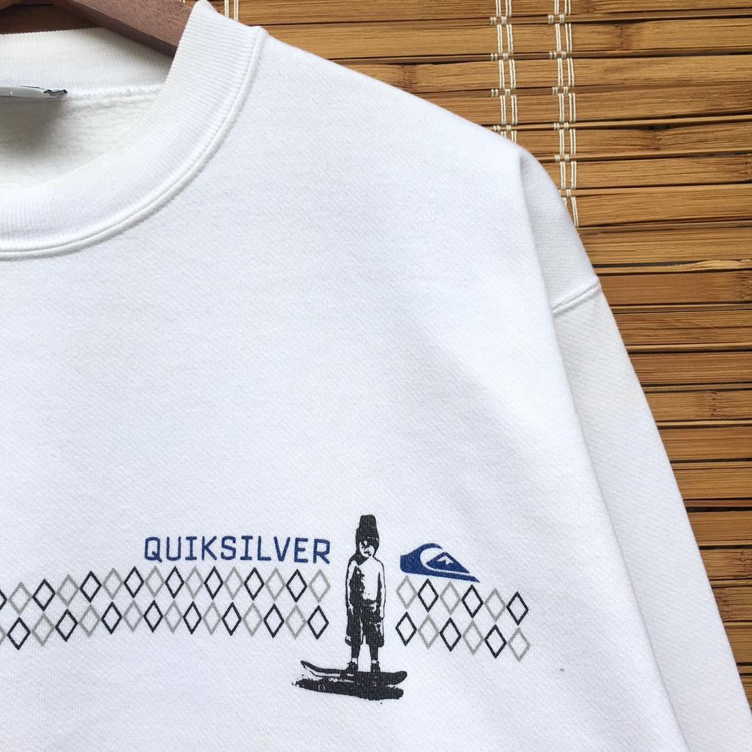 Quicksilver Vintage 90s Quicksilver Sweatshirt Size US S / EU 44-46 / 1 - 4 Thumbnail