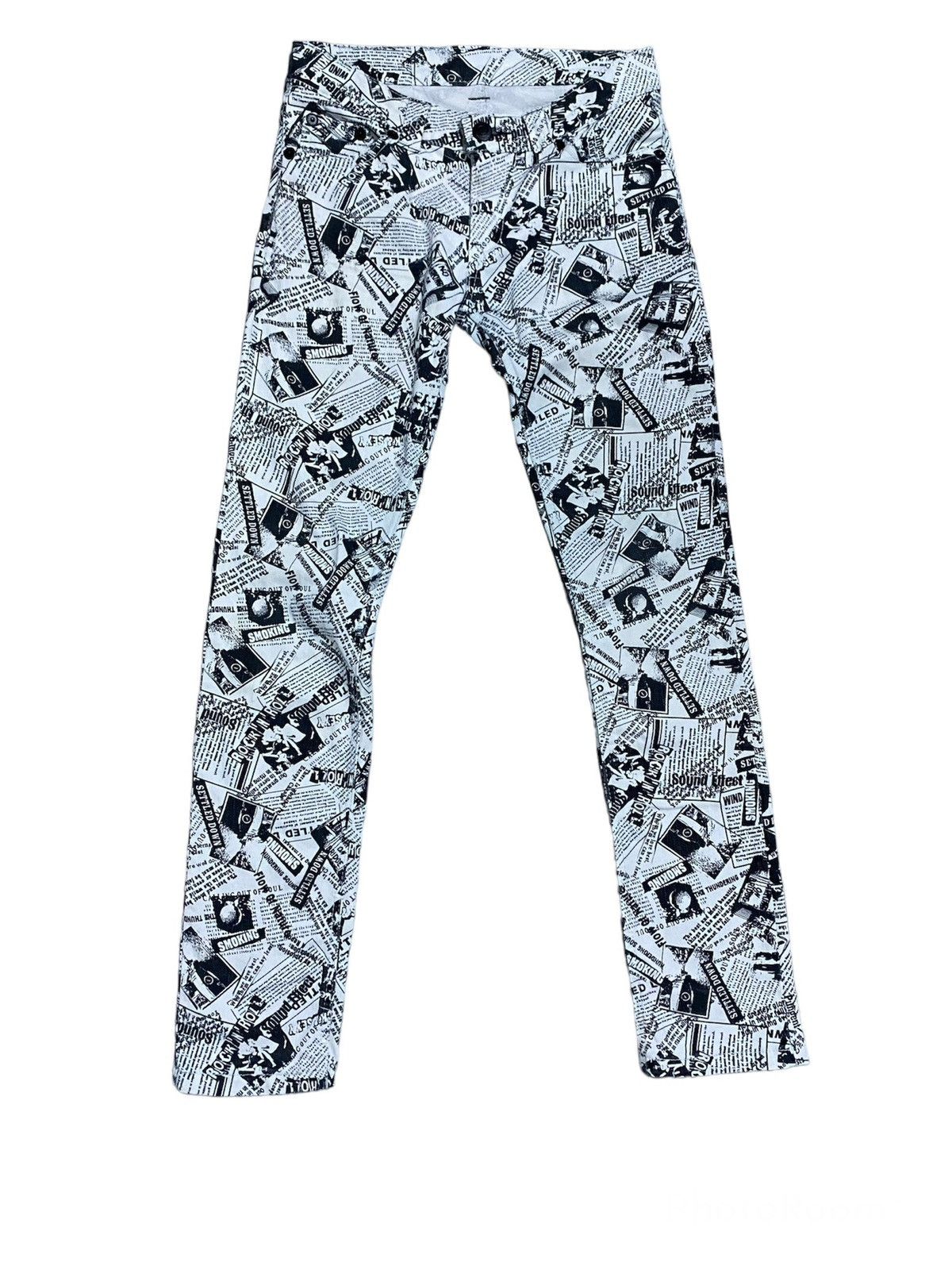 BACK&FORTH Newspaper Rock n Roll Jeans