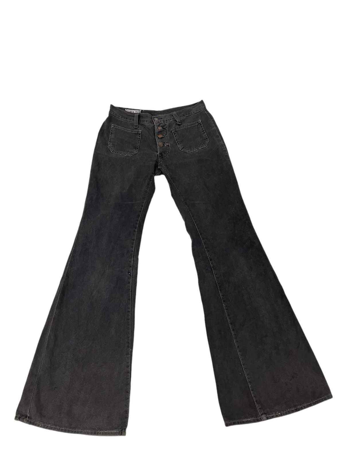 Edwin Flare Jeans 80/90s Edwin Japan Super Bell Bottom 1🟦3 Size US 29 - 2 Thumbnail