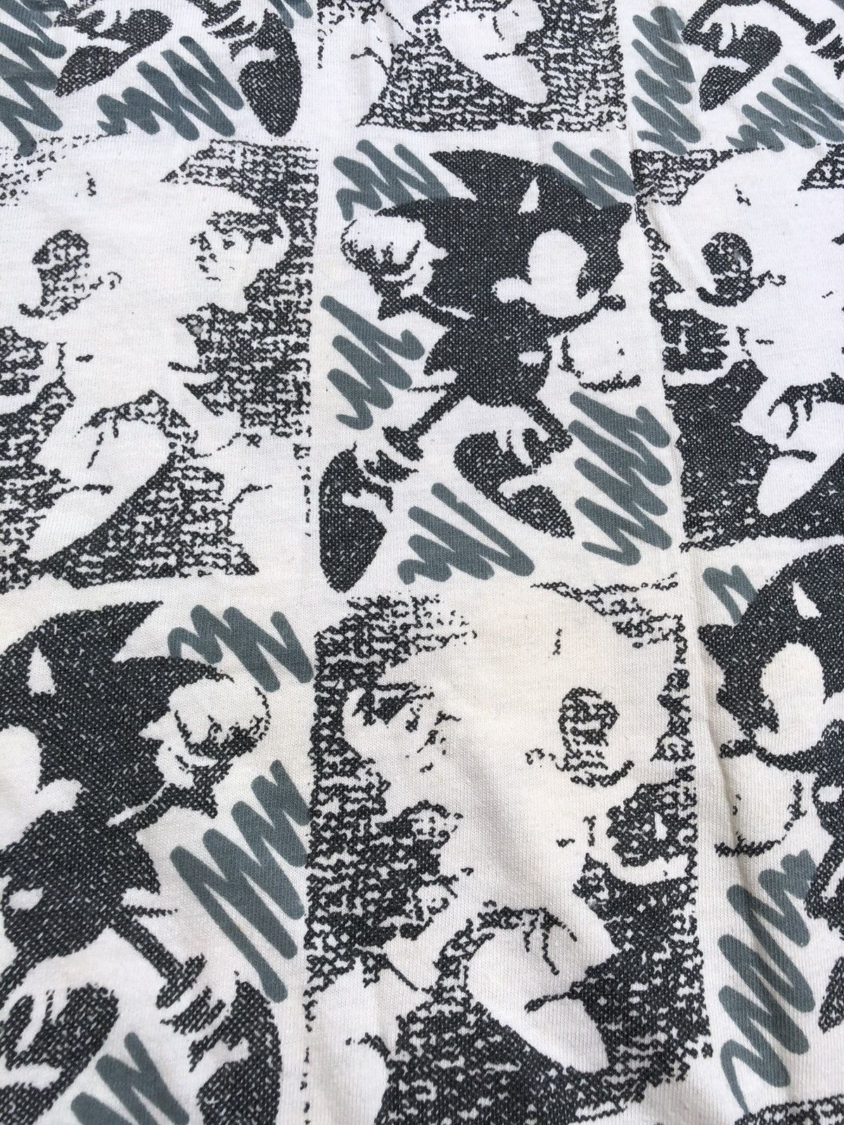 Cartoon Network Vintage 1991/92 Sonic The Hedgehog Sega Promo All Print Tee Size US L / EU 52-54 / 3 - 19 Thumbnail