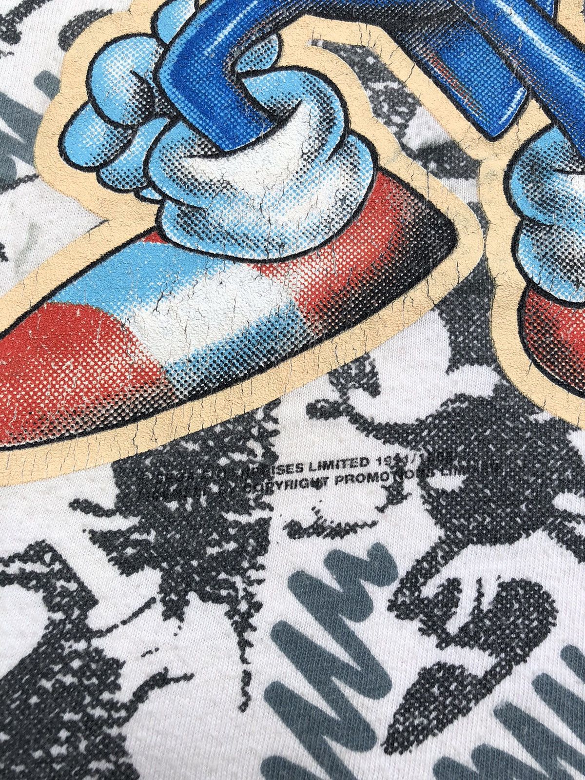 Cartoon Network Vintage 1991/92 Sonic The Hedgehog Sega Promo All Print Tee Size US L / EU 52-54 / 3 - 6 Thumbnail