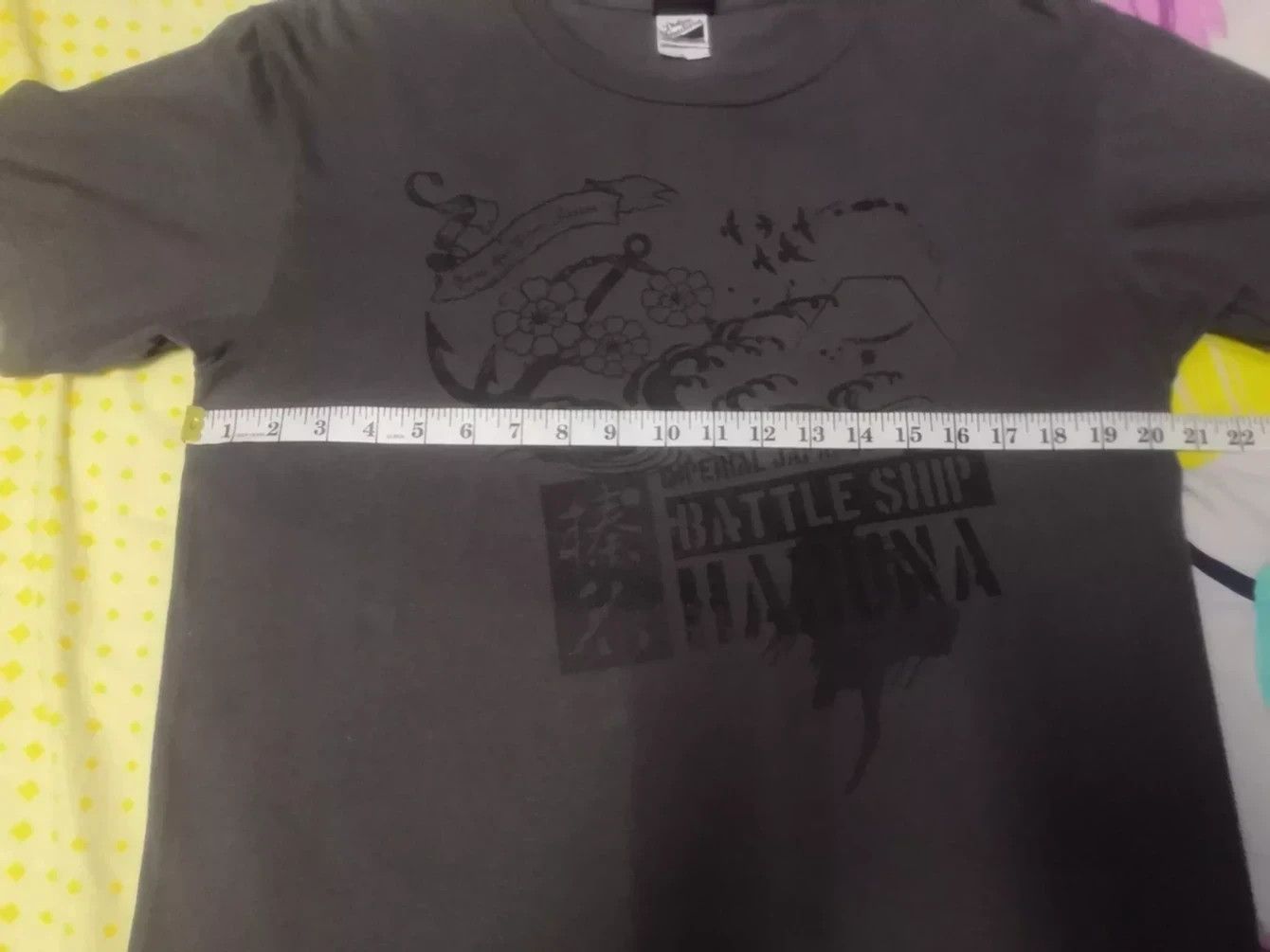Anime Vintage Battle Ship Haruna Tee Japan Anime Akira Devilman Size US L / EU 52-54 / 3 - 7 Thumbnail