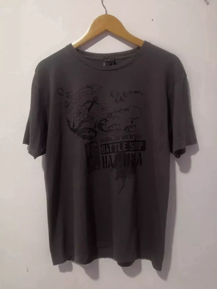 Anime Vintage Battle Ship Haruna Tee Japan Anime Akira Devilman Size US L / EU 52-54 / 3 - 3 Thumbnail