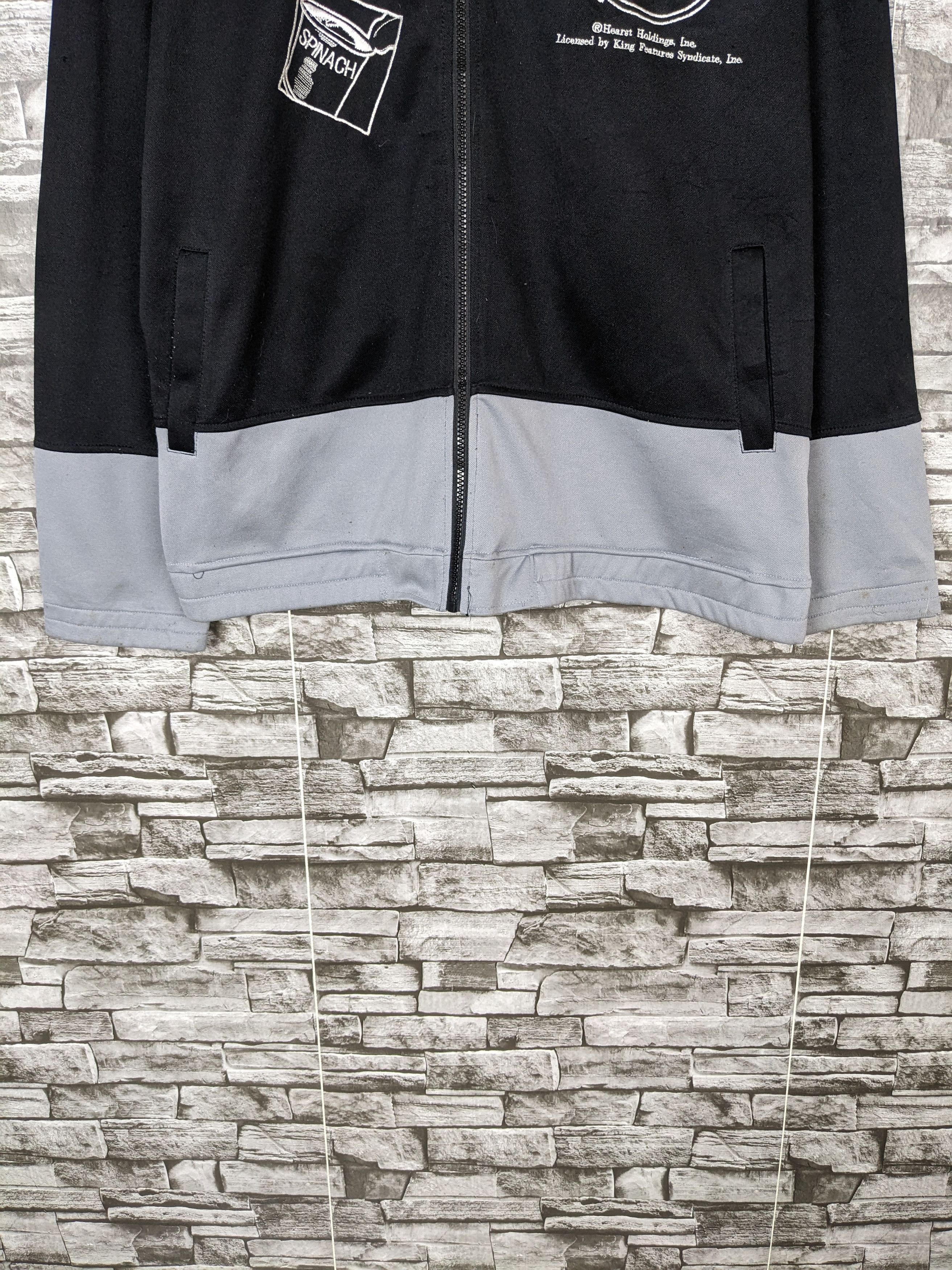 Cartoon Network Vintage Popeye Parka Jacket Sweater Full Zipper Cartoon Size US XL / EU 56 / 4 - 4 Thumbnail