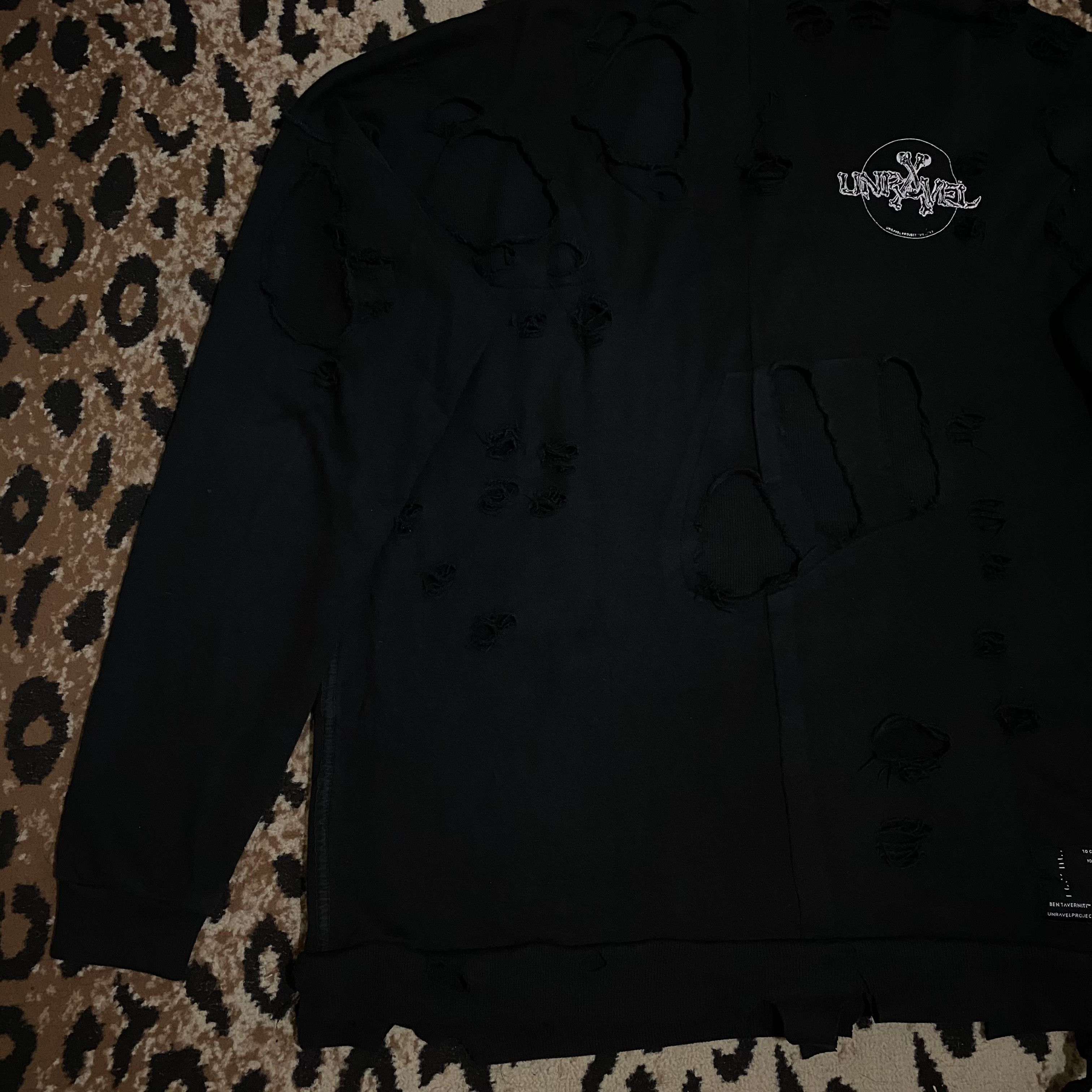 Ben Taverniti Unravel Project BEN TAVERNITI “UNRAVEL PROJECT” Bones HOODIE Size US L / EU 52-54 / 3 - 5 Thumbnail