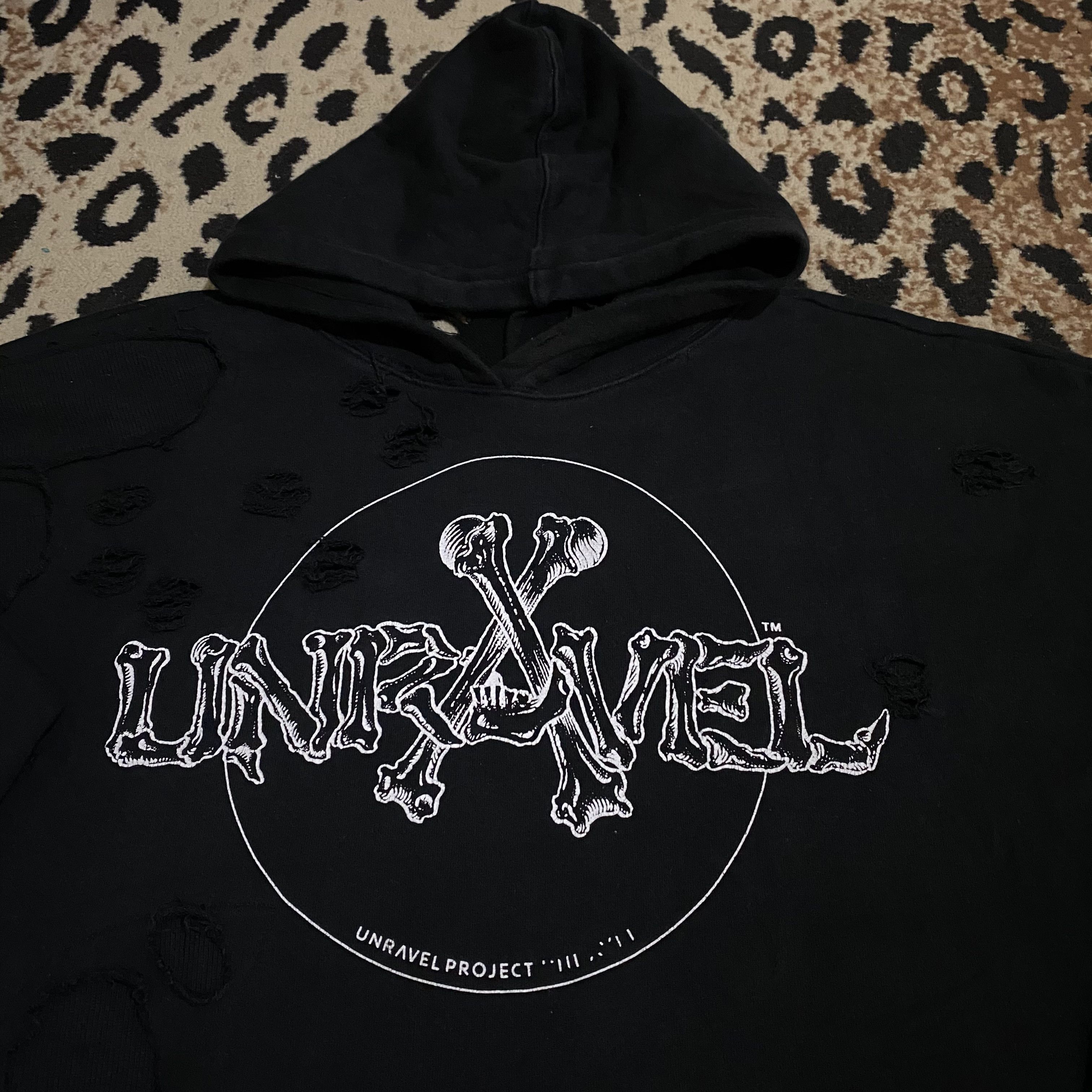 Ben Taverniti Unravel Project BEN TAVERNITI “UNRAVEL PROJECT” Bones HOODIE Size US L / EU 52-54 / 3 - 2 Thumbnail