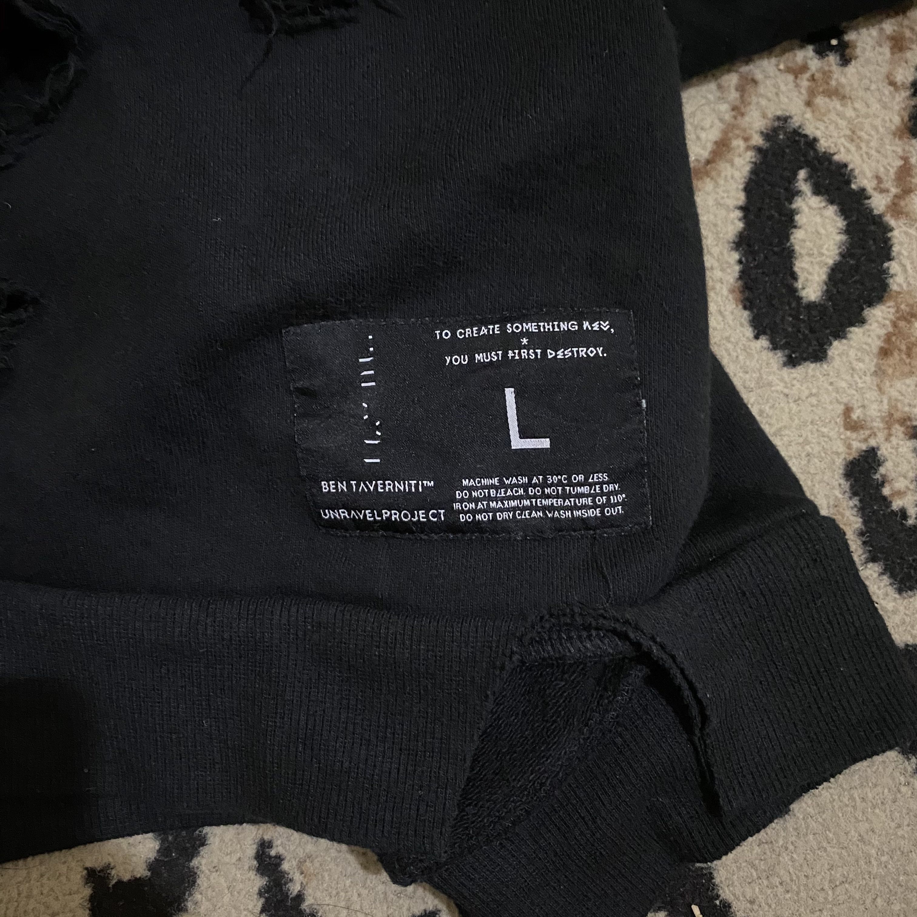 Ben Taverniti Unravel Project BEN TAVERNITI “UNRAVEL PROJECT” Bones HOODIE Size US L / EU 52-54 / 3 - 9 Thumbnail