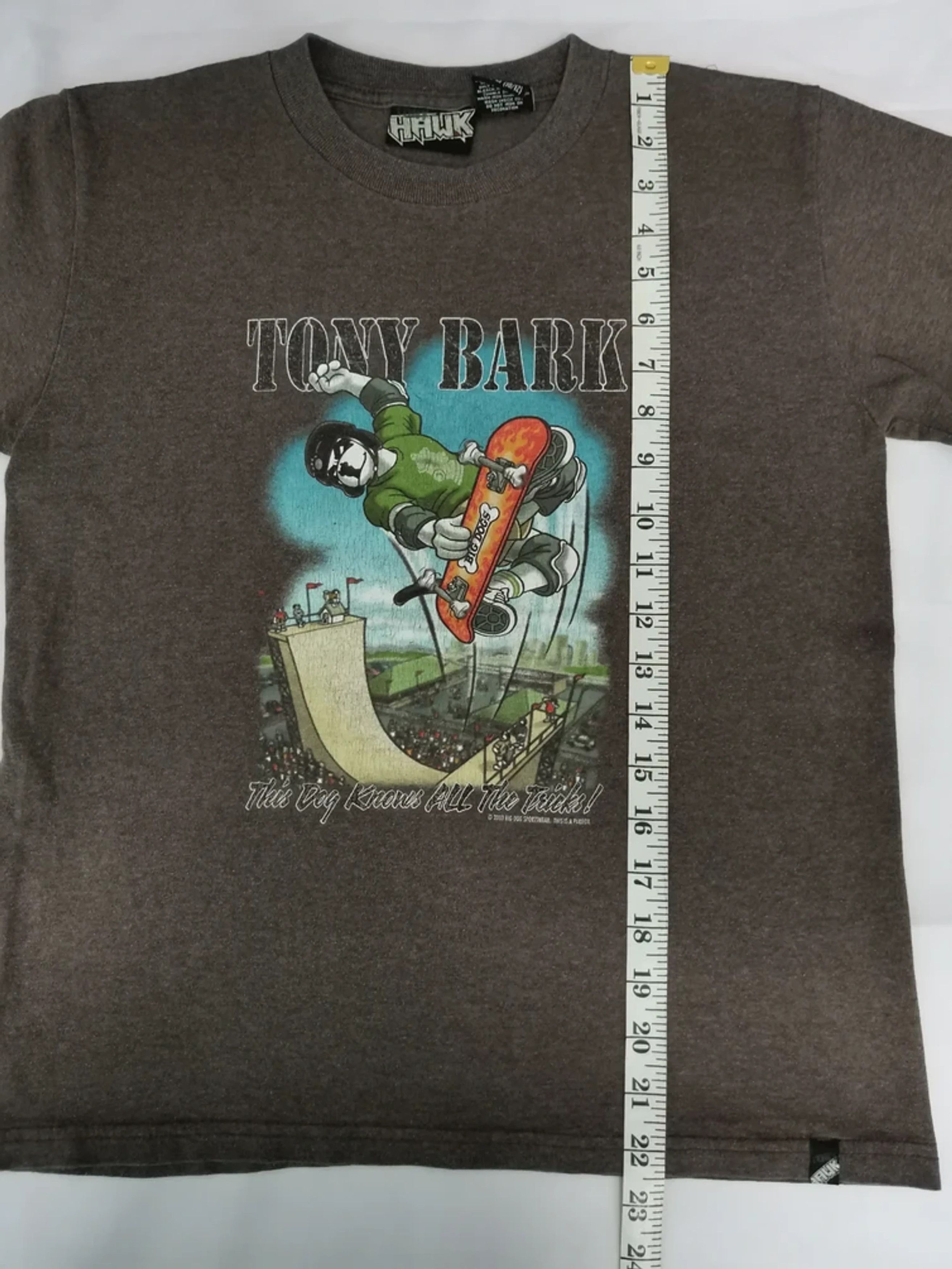 Santa Cruz Skateboards × Tony Hawk × Vintage Vintage Tony Hawk Bark Big Dogs Skateboard Tee Hook-up Size US XS / EU 42 / 0 - 6 Thumbnail